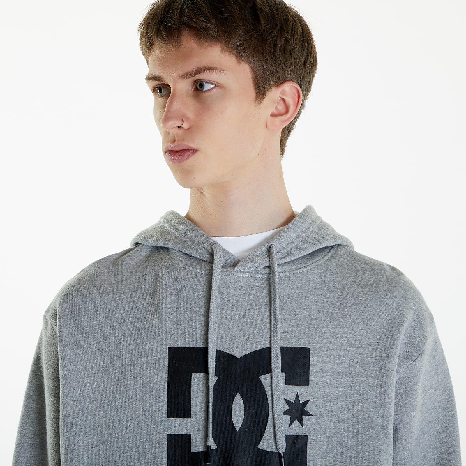 Hoodies and sweatshirts DC Star Pullover Hoodie Heather Grey Queens