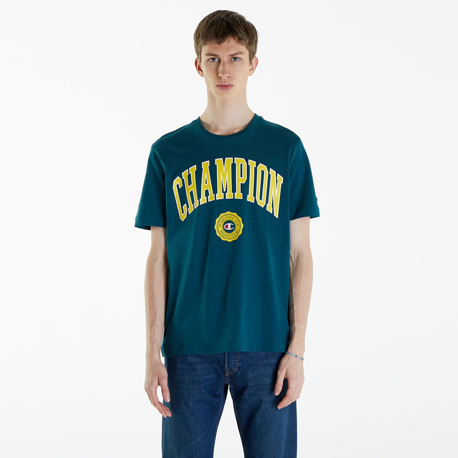 T-shirt Champion Crewneck T-Shirt Green S