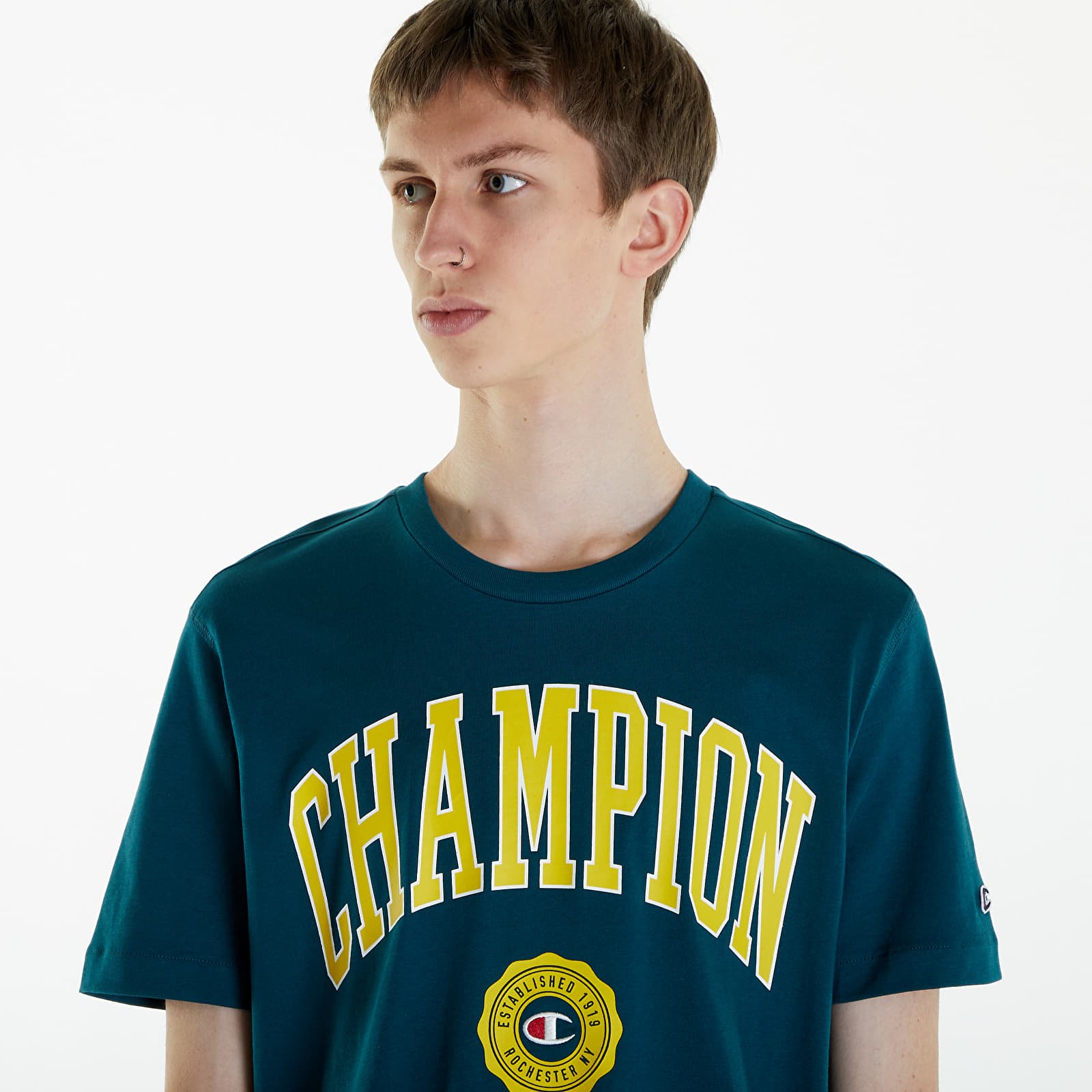 T-Shirts Champion Crewneck T-Shirt Green