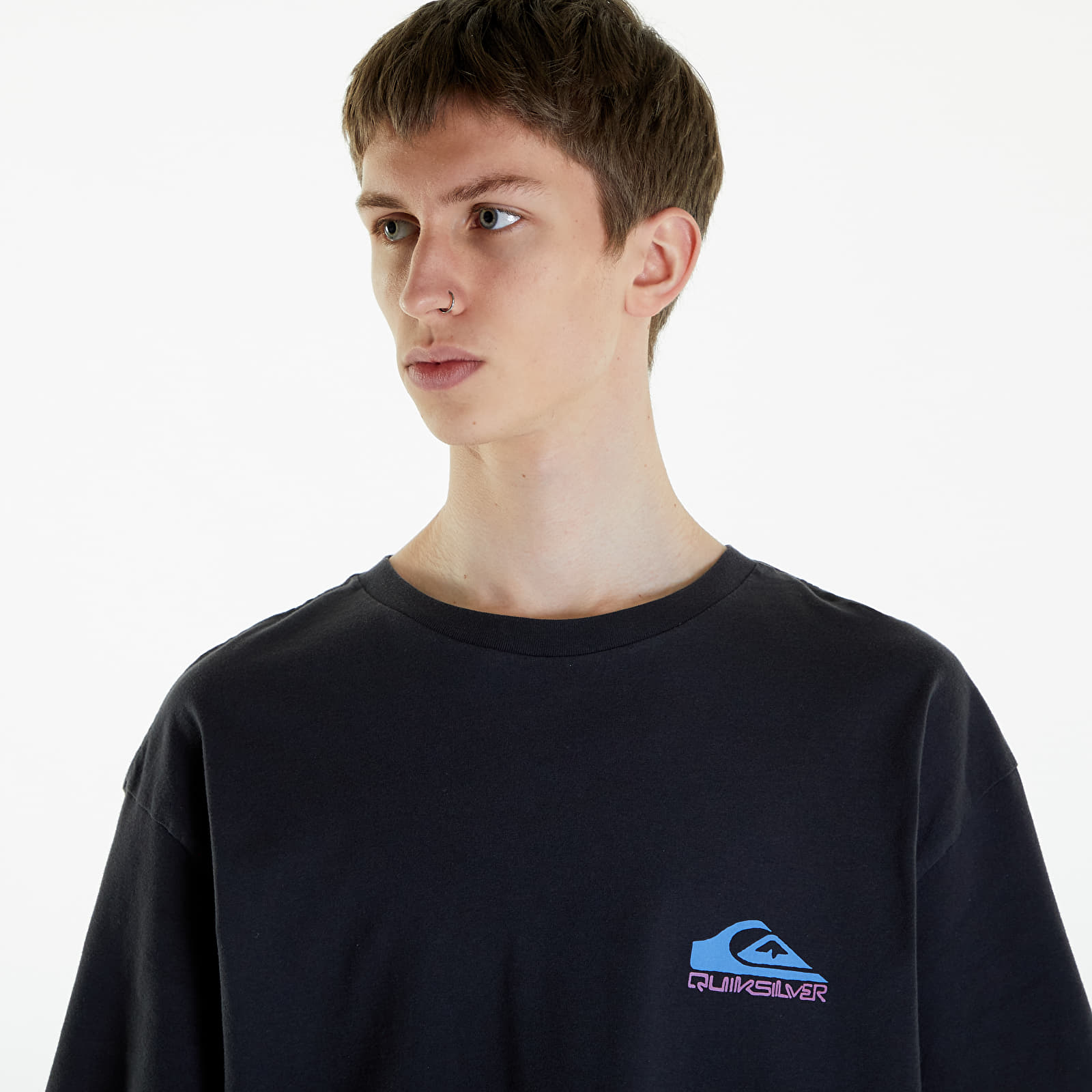 T-Shirts Quiksilver Take Us Back Logo SS Tee Tarmac