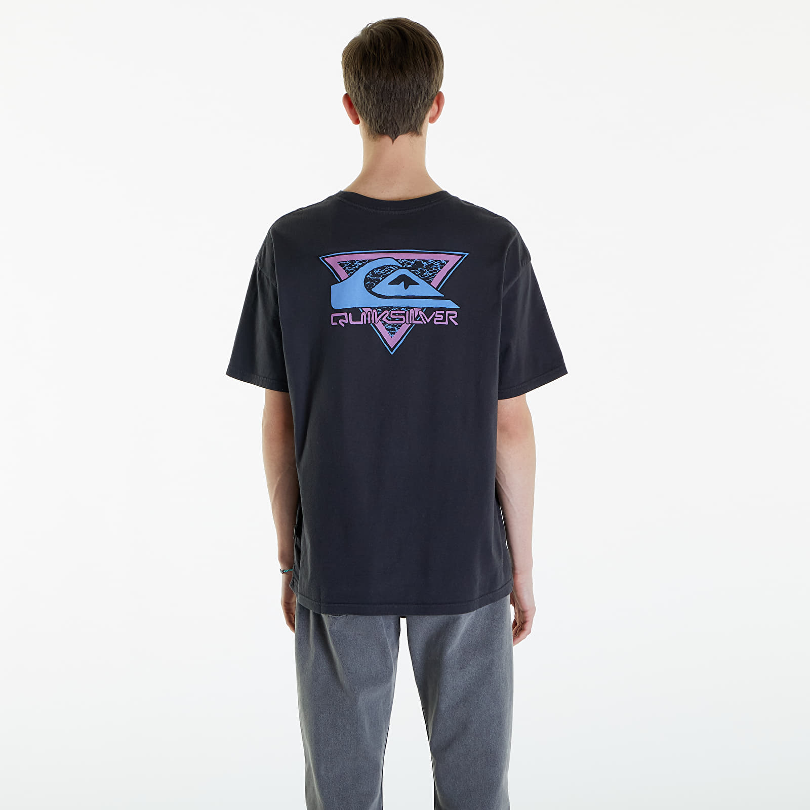 T-Shirts Quiksilver Take Us Back Logo SS Tee Tarmac