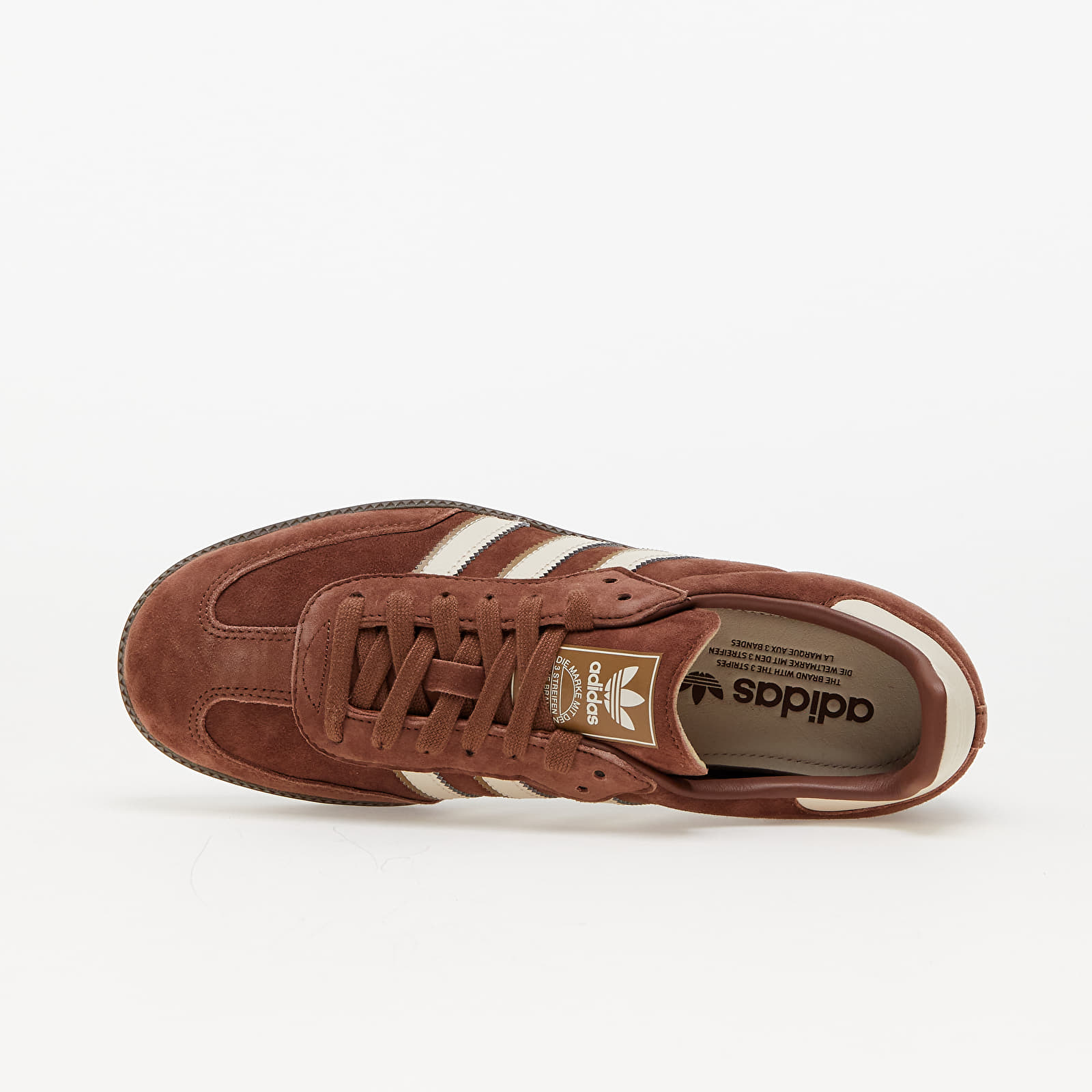 Ténis e sapatos para homem adidas Samba Og Preloveded Brown/ Wonder White/ Earth Strata