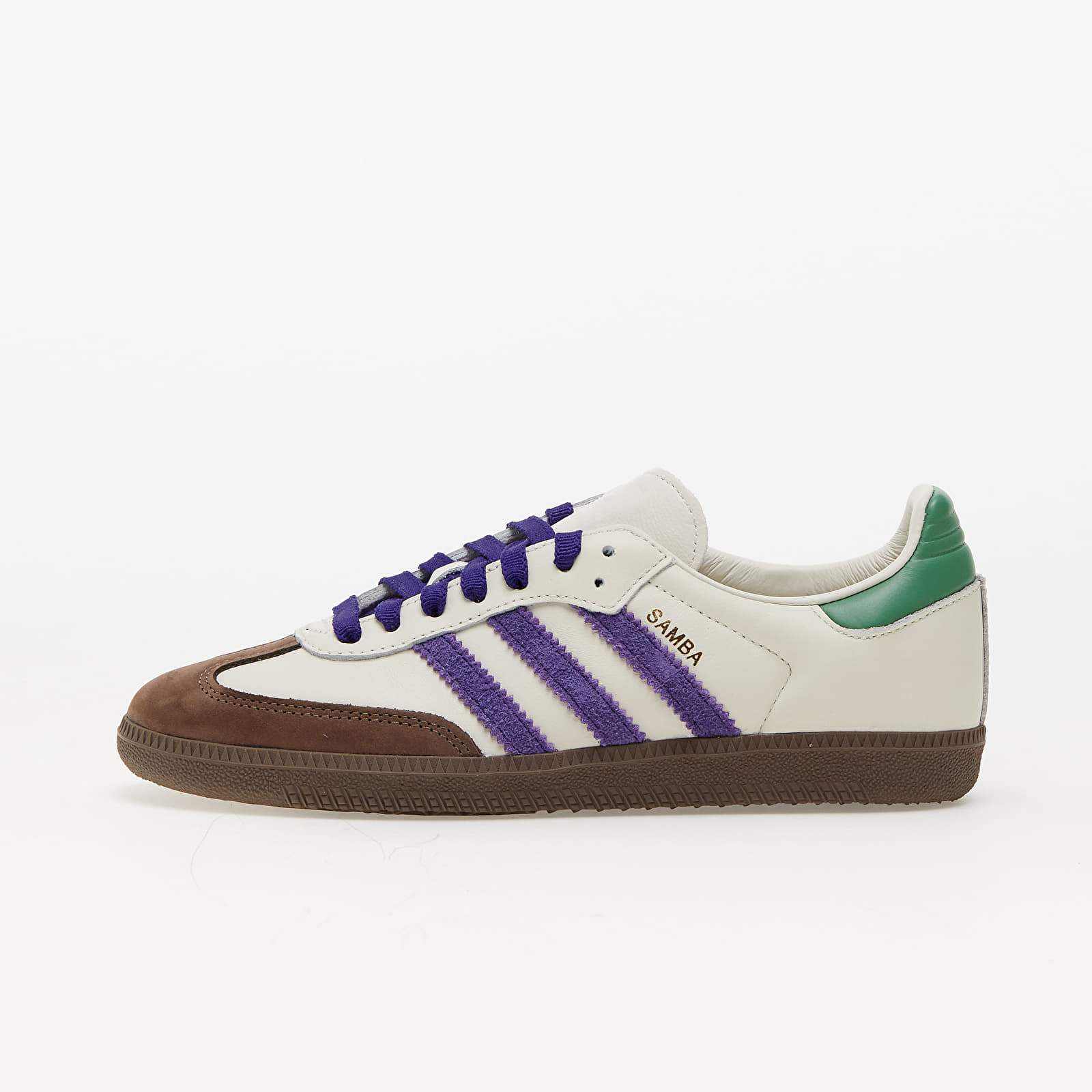 Zapatillas mujer adidas Samba Og W Off White/ Core Purple/ Preloveded Green