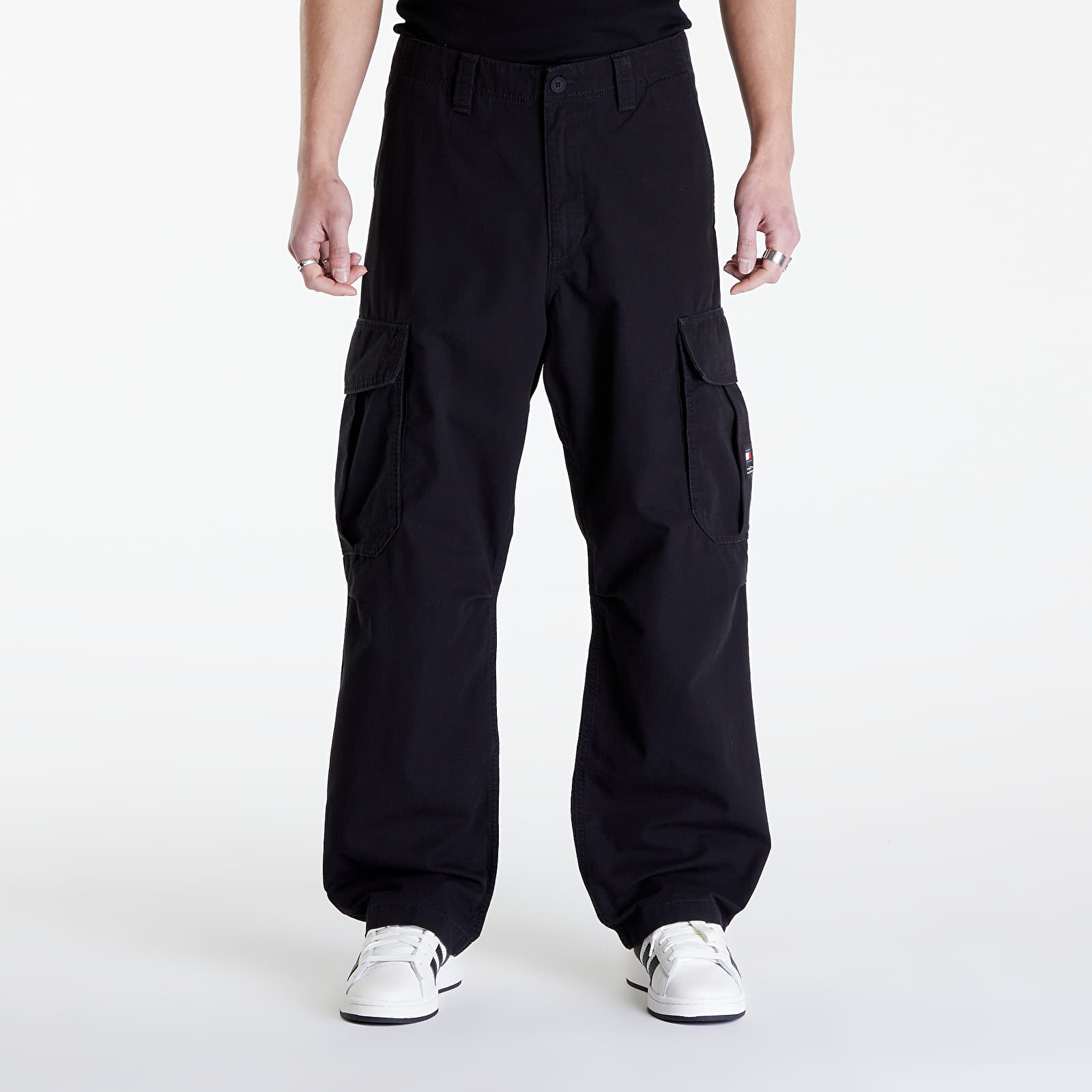 Hosen Tommy Jeans Aiden Cargo Pants Black