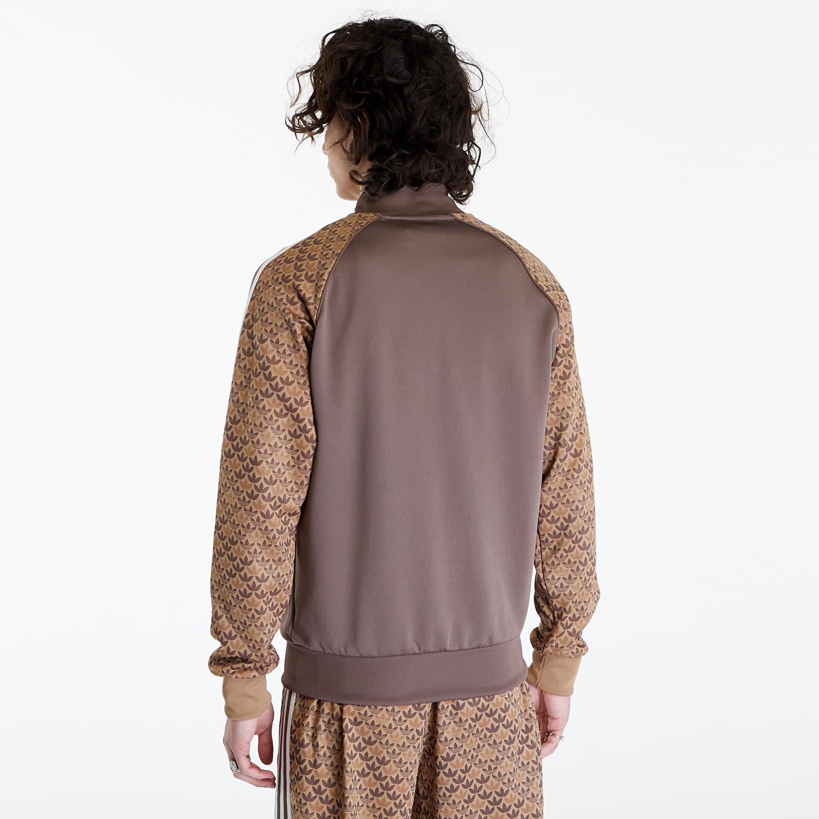 Bluzy adidas SSTR Classic Mono Track Top Earth Strata
