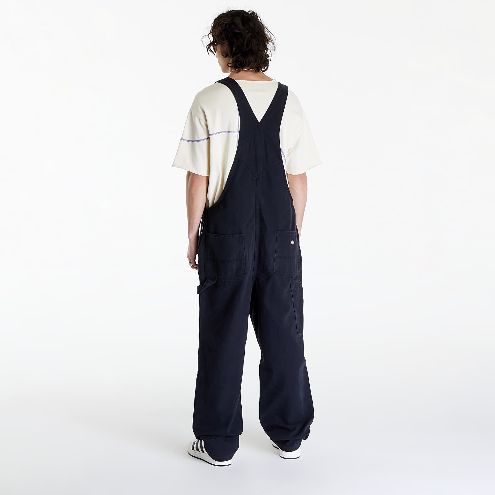 Džíny Dickies Duck Canvas Classic Bib Stone Washed Black