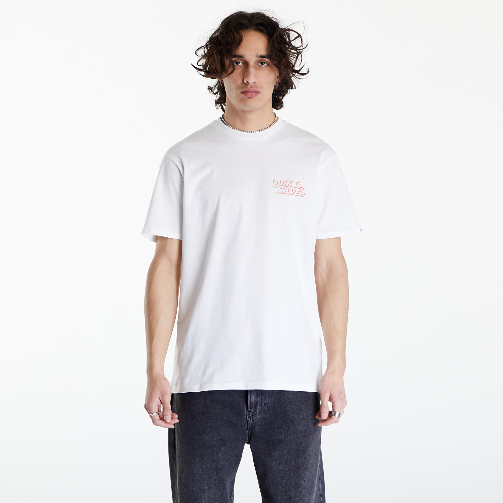 T-shirts Quiksilver Shadow Knock White