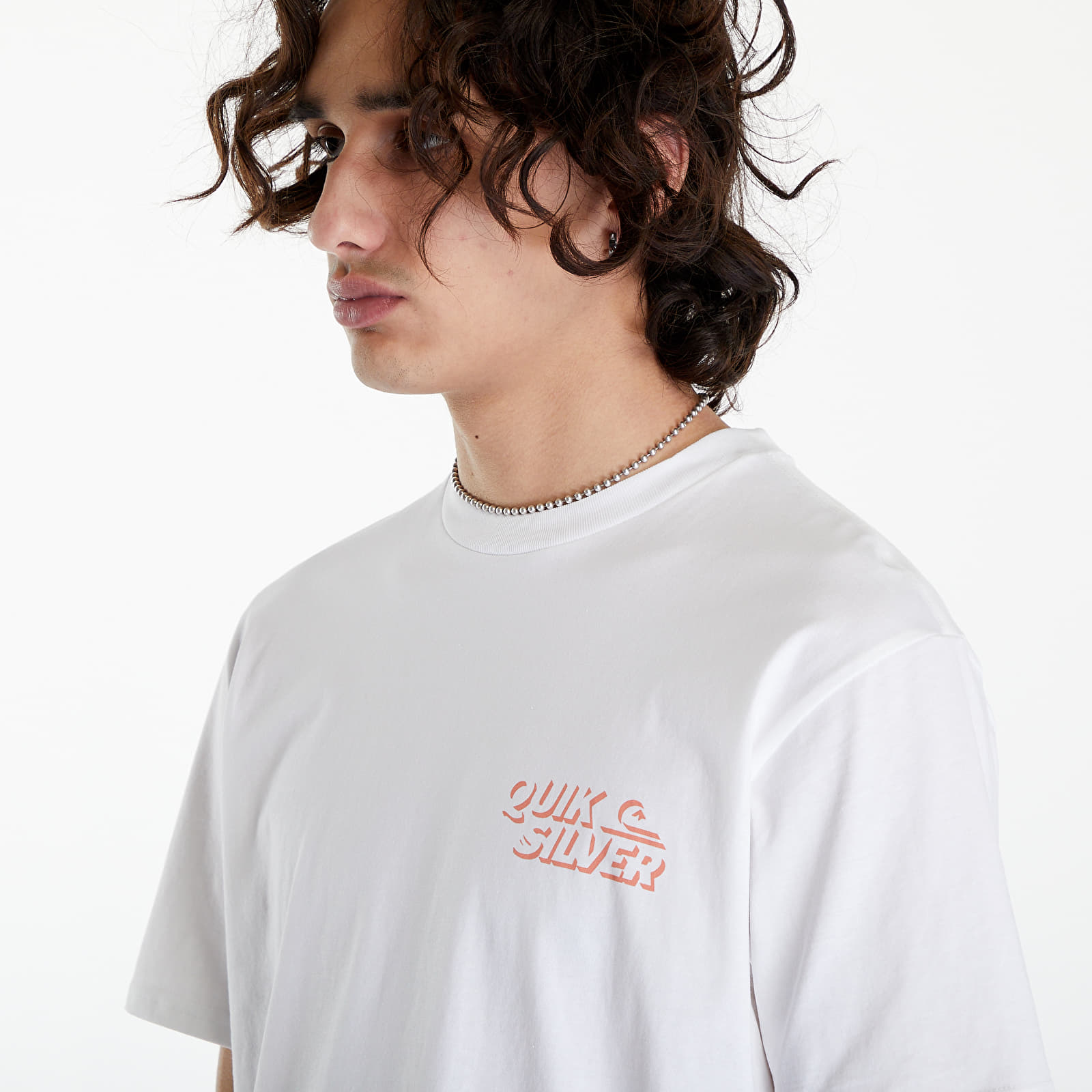 T-shirts Quiksilver Shadow Knock White