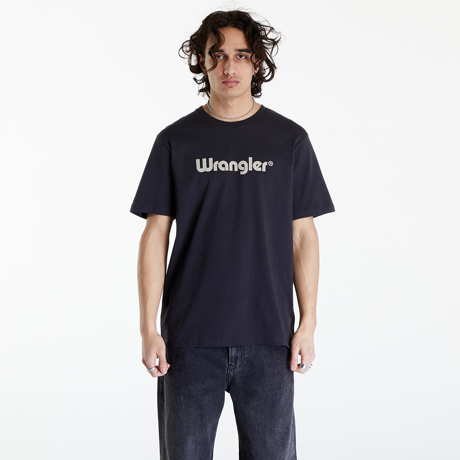 T-shirts Wrangler Logo Tee Black