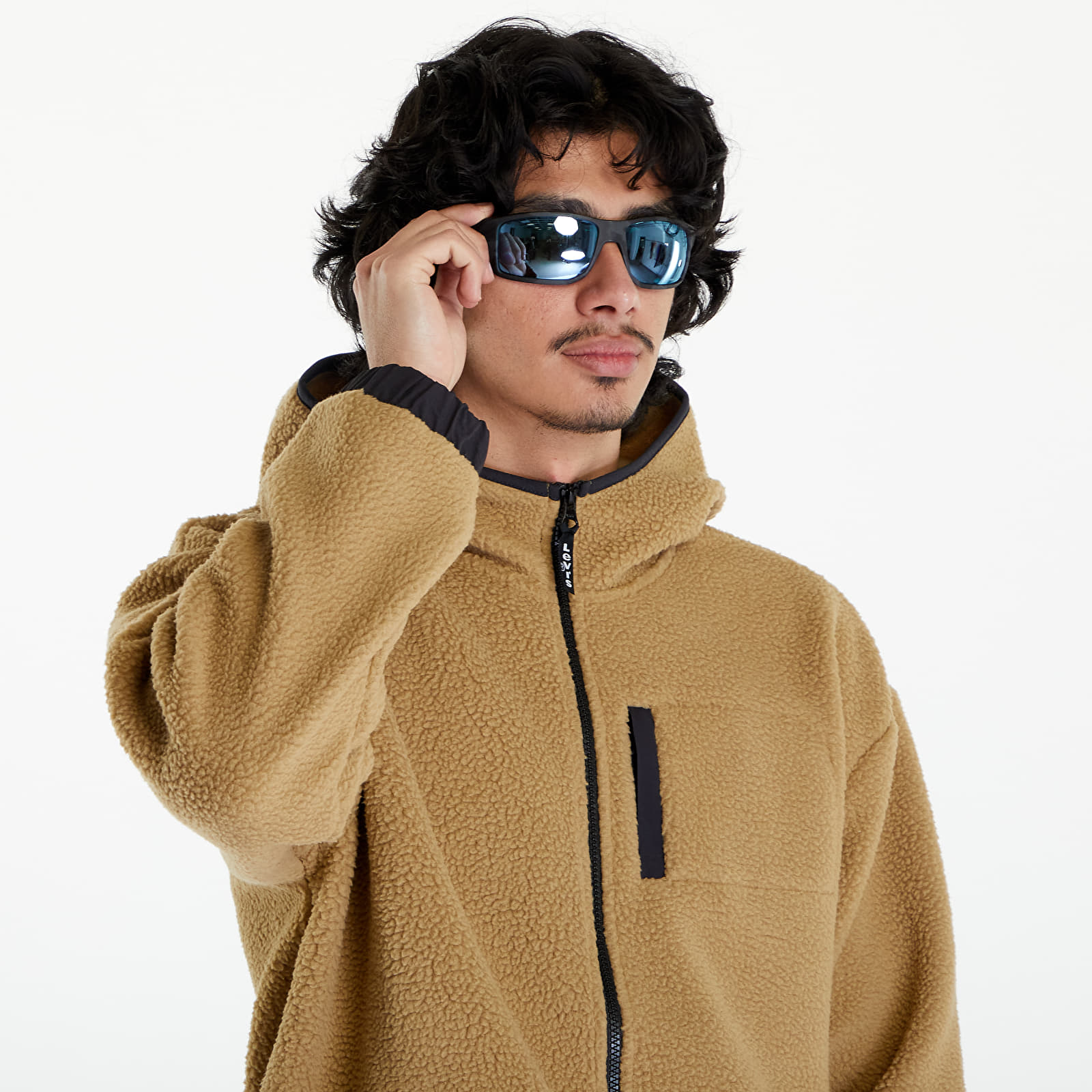 Puloverji   Levi's® Pop Hooded Sherpa Khaki