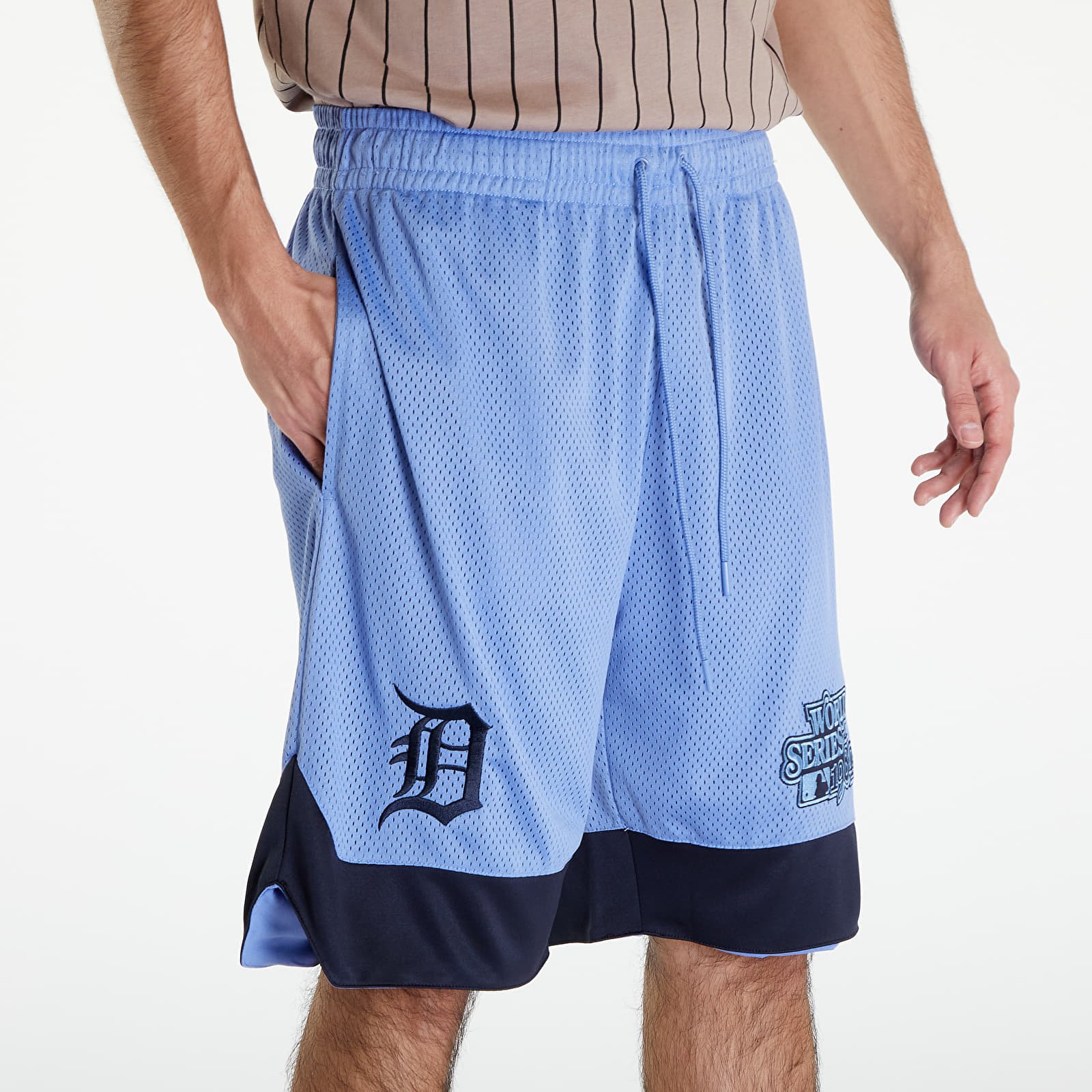 Šorti New Era Detroit Tigers MLB World Series Blue Mesh Shorts Copen Blue/ Navy