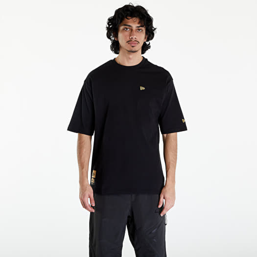Μπλουζάκι New Era Sticker OS Tee UNISEX Black/ Metallic Gold