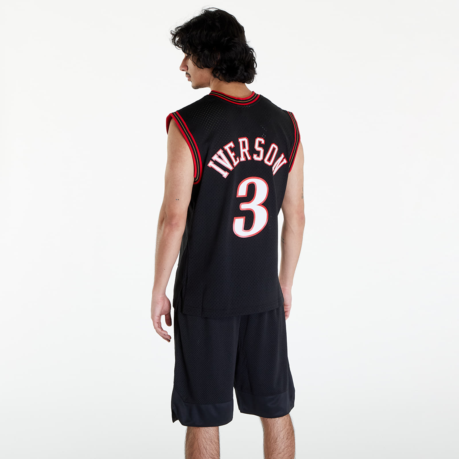 Dresy Mitchell & Ness Philadelphia 76ers 3 Allen Iverson Swingman Jersey Black
