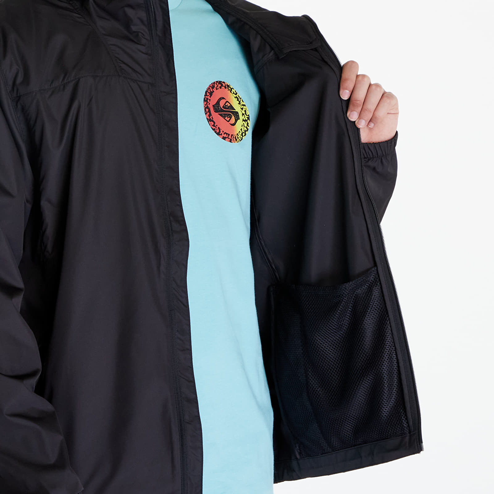 Bundy Quiksilver Overcast Windbreaker Black