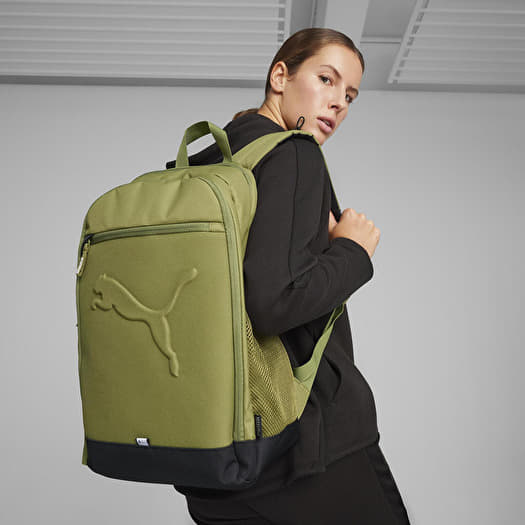 Puma olive green backpack shop