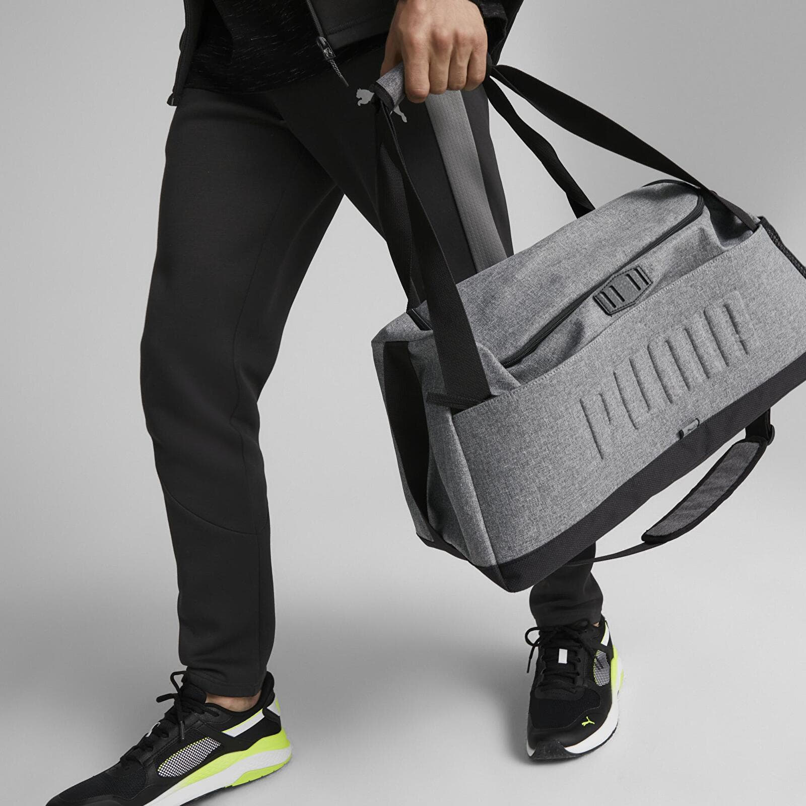 Duffelilaukku Puma Sports Bag S Medium Gray Heather