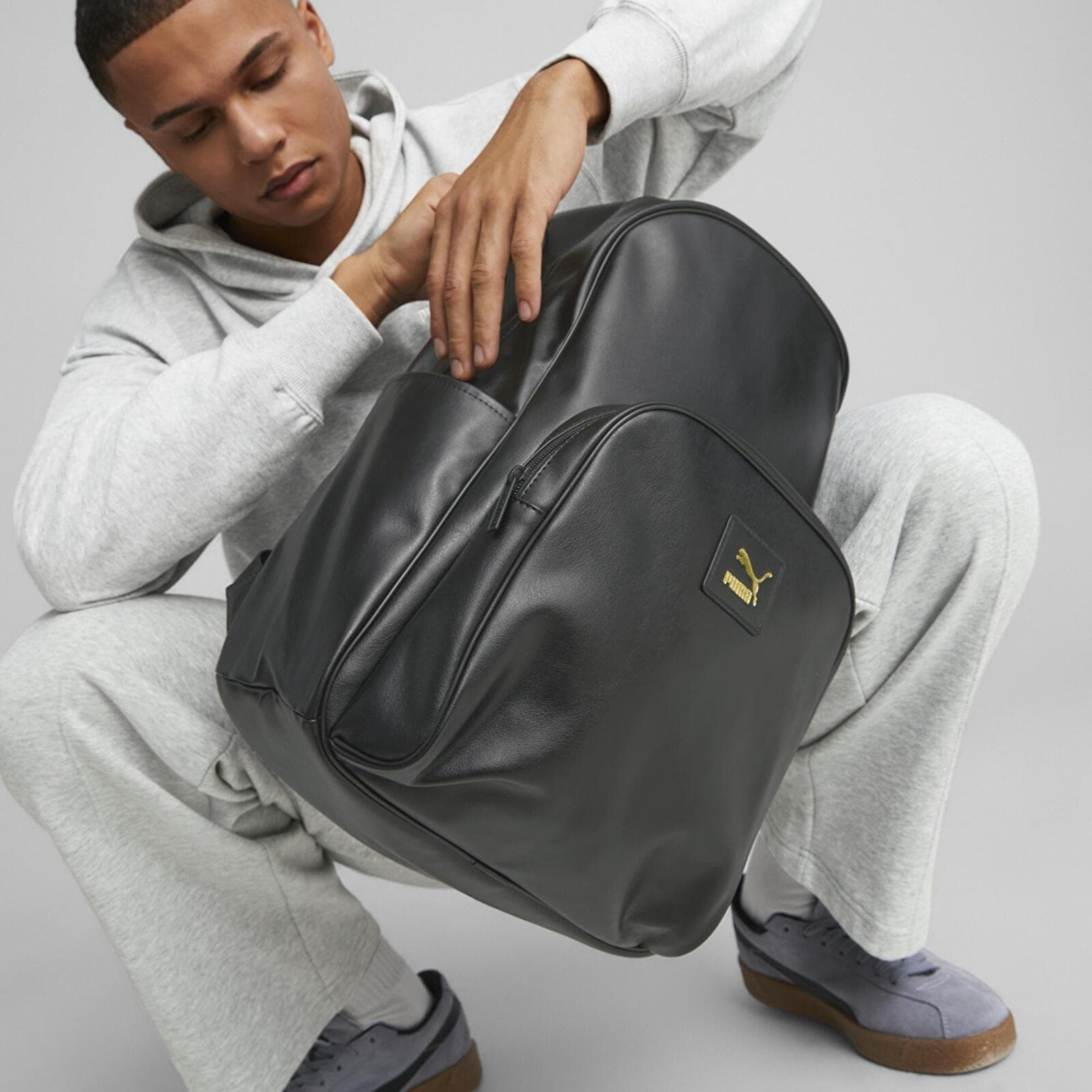 Batohy Puma Classics Lv8 Pu Backpack Puma Black
