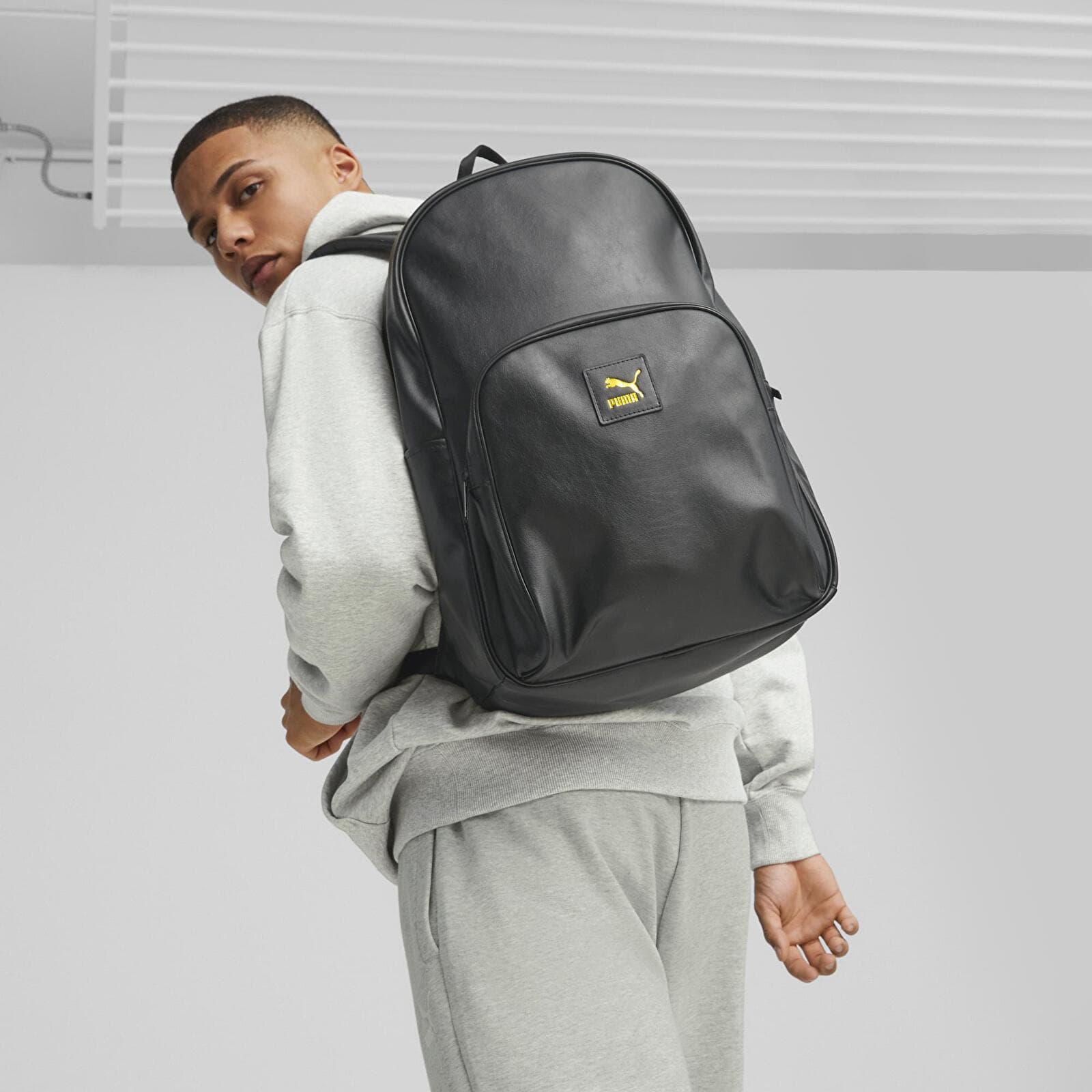 Batohy Puma Classics Lv8 Pu Backpack Puma Black