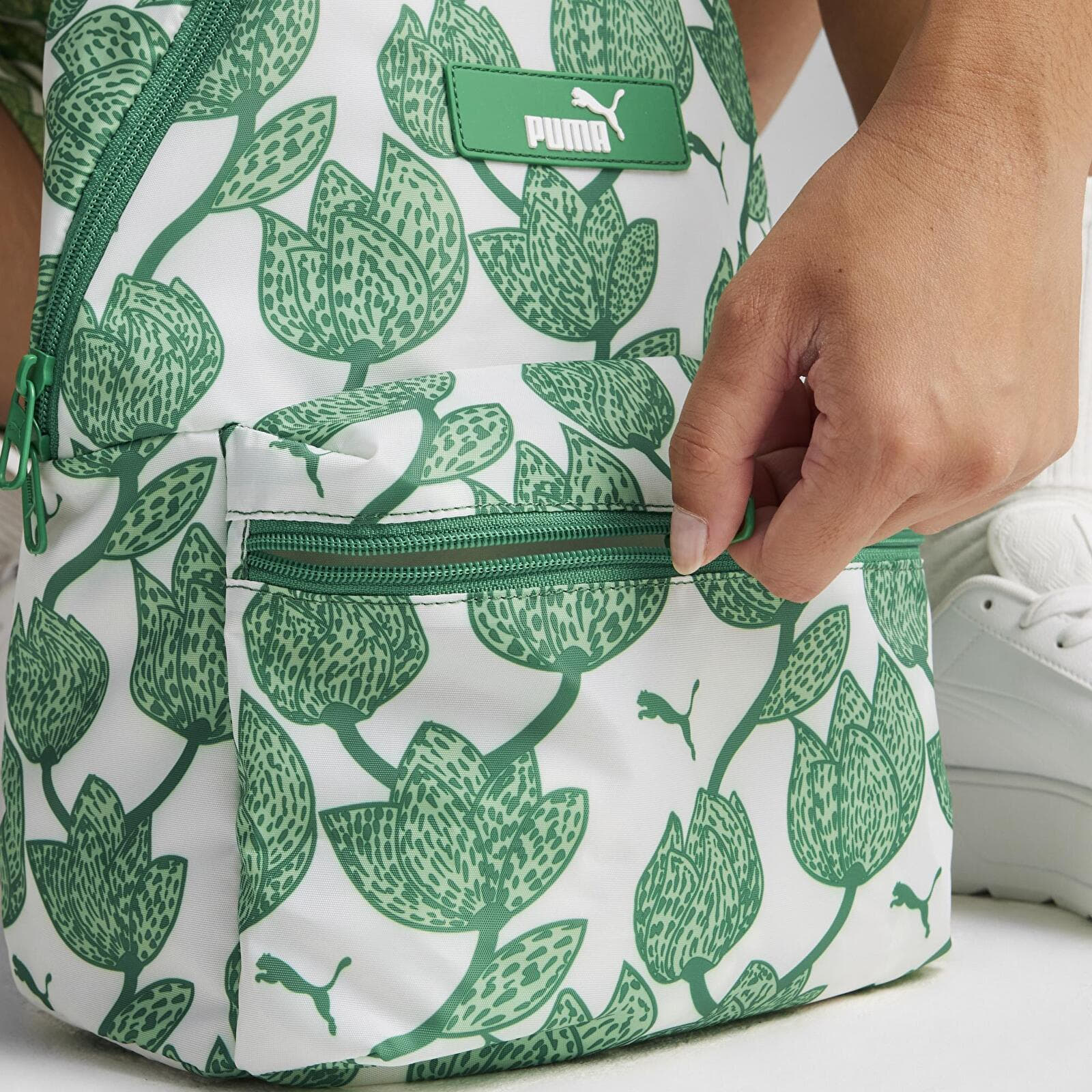 Rygsække Puma Core Pop Backpack Archive Green/ Blossom Aop