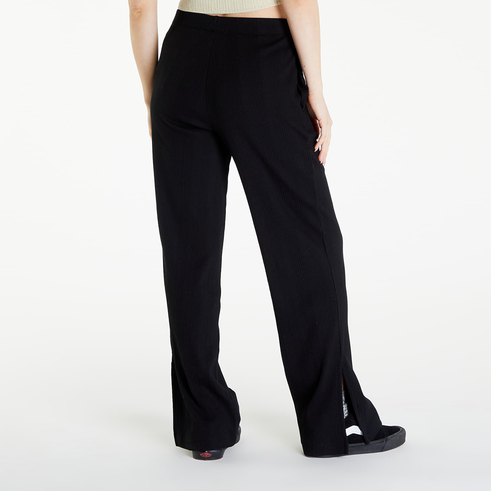 Spodnie dresowe Calvin Klein Jeans Variegated Rib Woven Pants Black