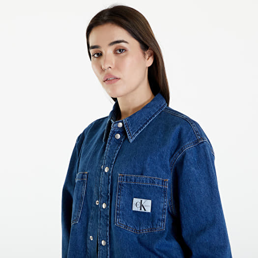Shirt Calvin Klein Jeans Cropped Dad Denim Shirt