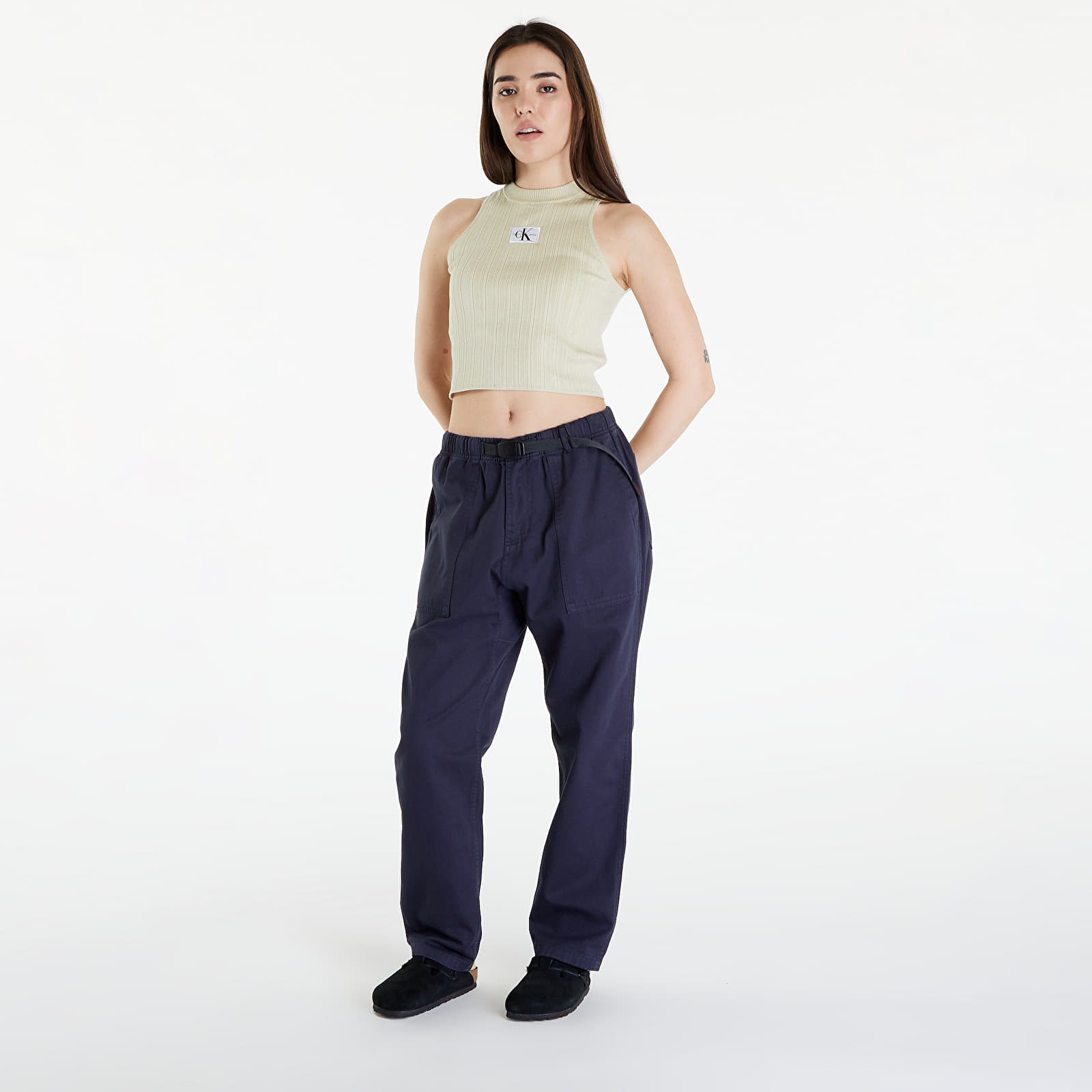 Kalhoty Gramicci Loose Tapered Ridge Pant UNISEX Double Navy