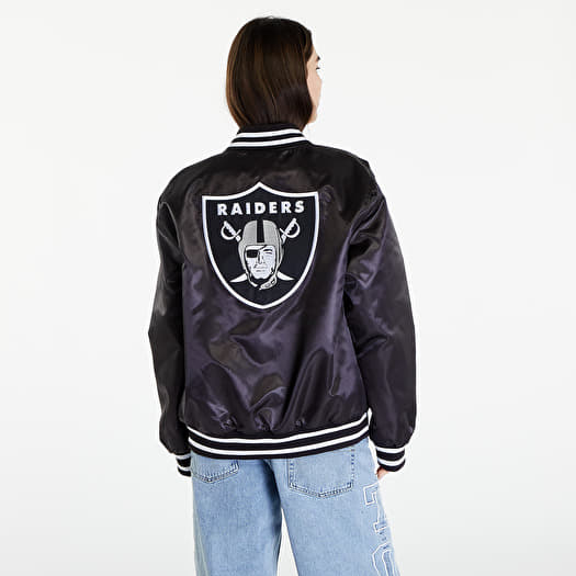 Raiders bomber jacket womens new arrivals