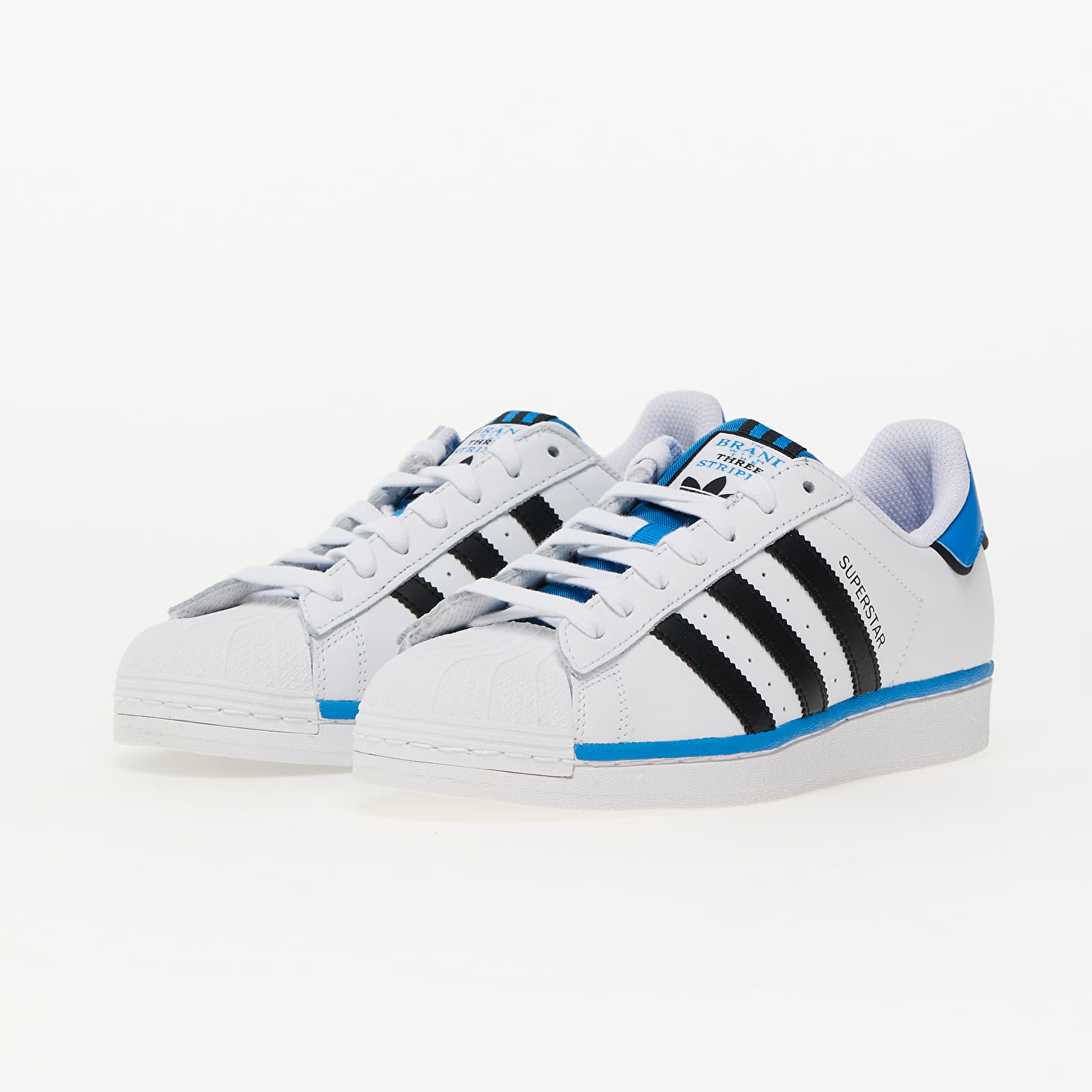 Adidas red white blue superstar top