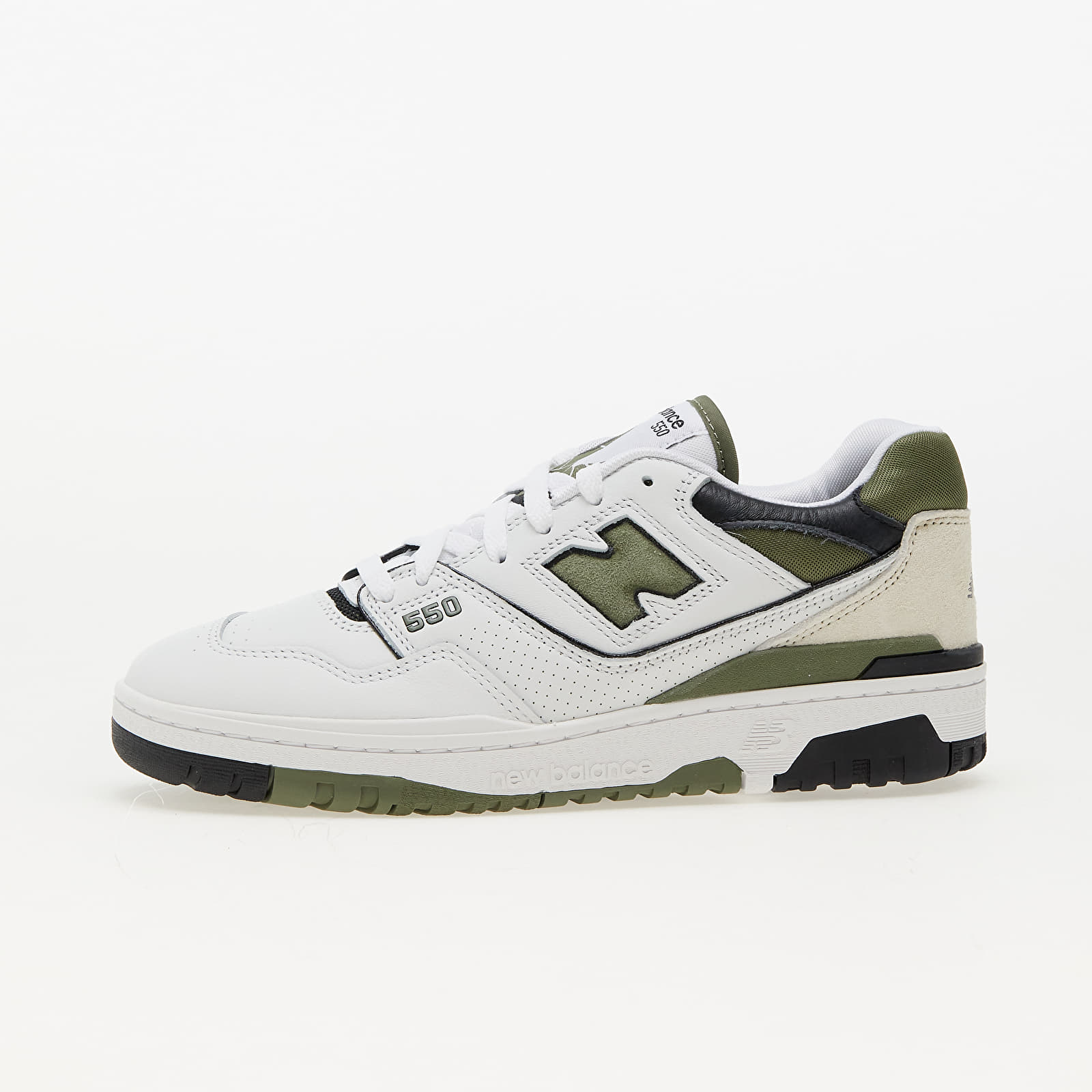 Baskets et chaussures pour hommes New Balance 550 White/ Green