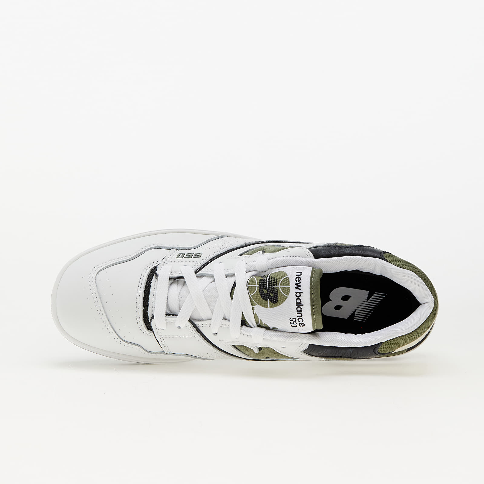 Baskets et chaussures pour hommes New Balance 550 White/ Green