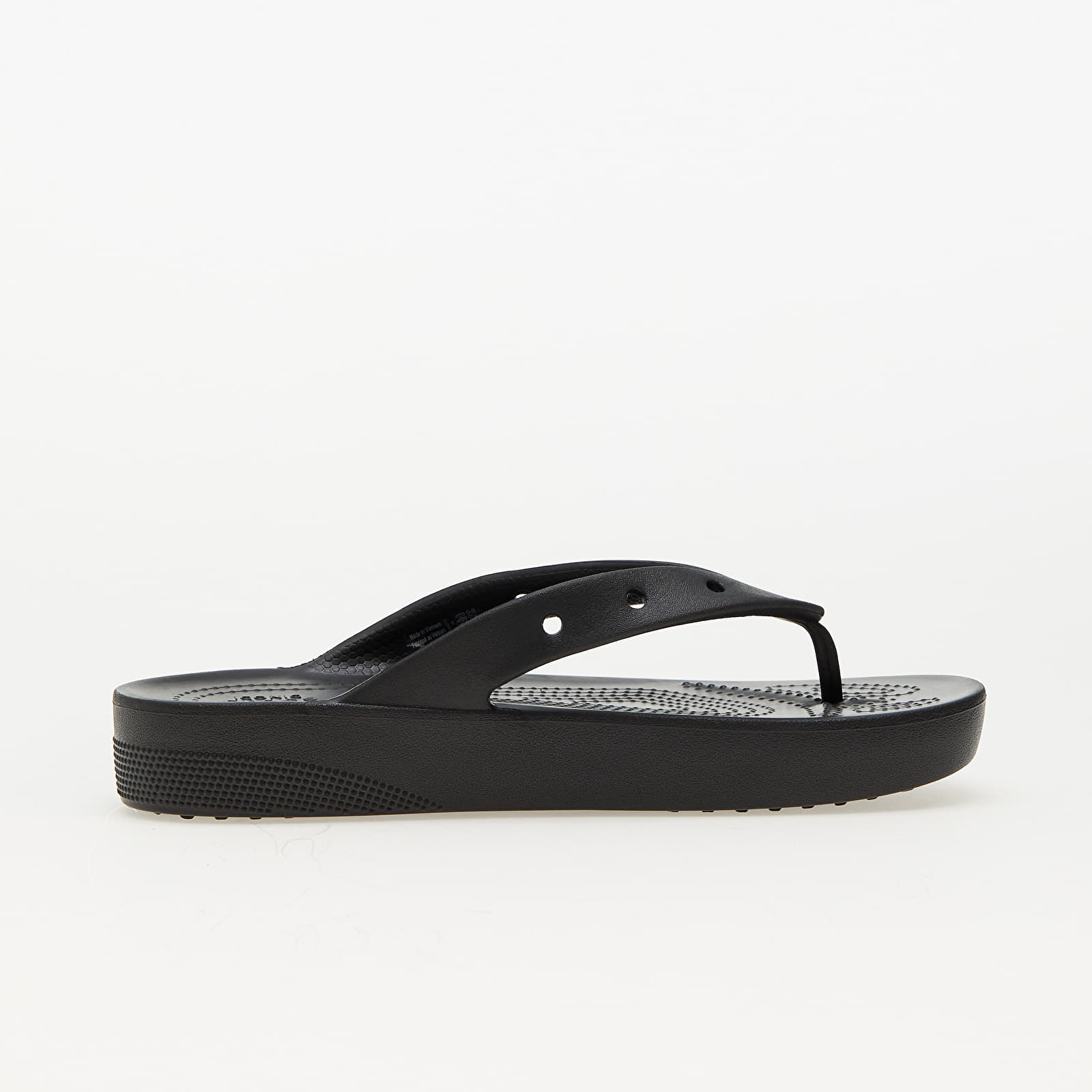 Women's sneakers and shoes Crocs Classic Platform Flip W Black