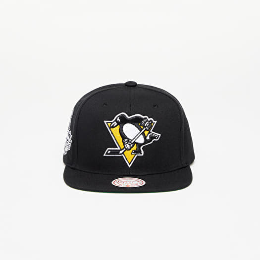 Cap Mitchell & Ness NHL Top Spot Snapback Penguins Black