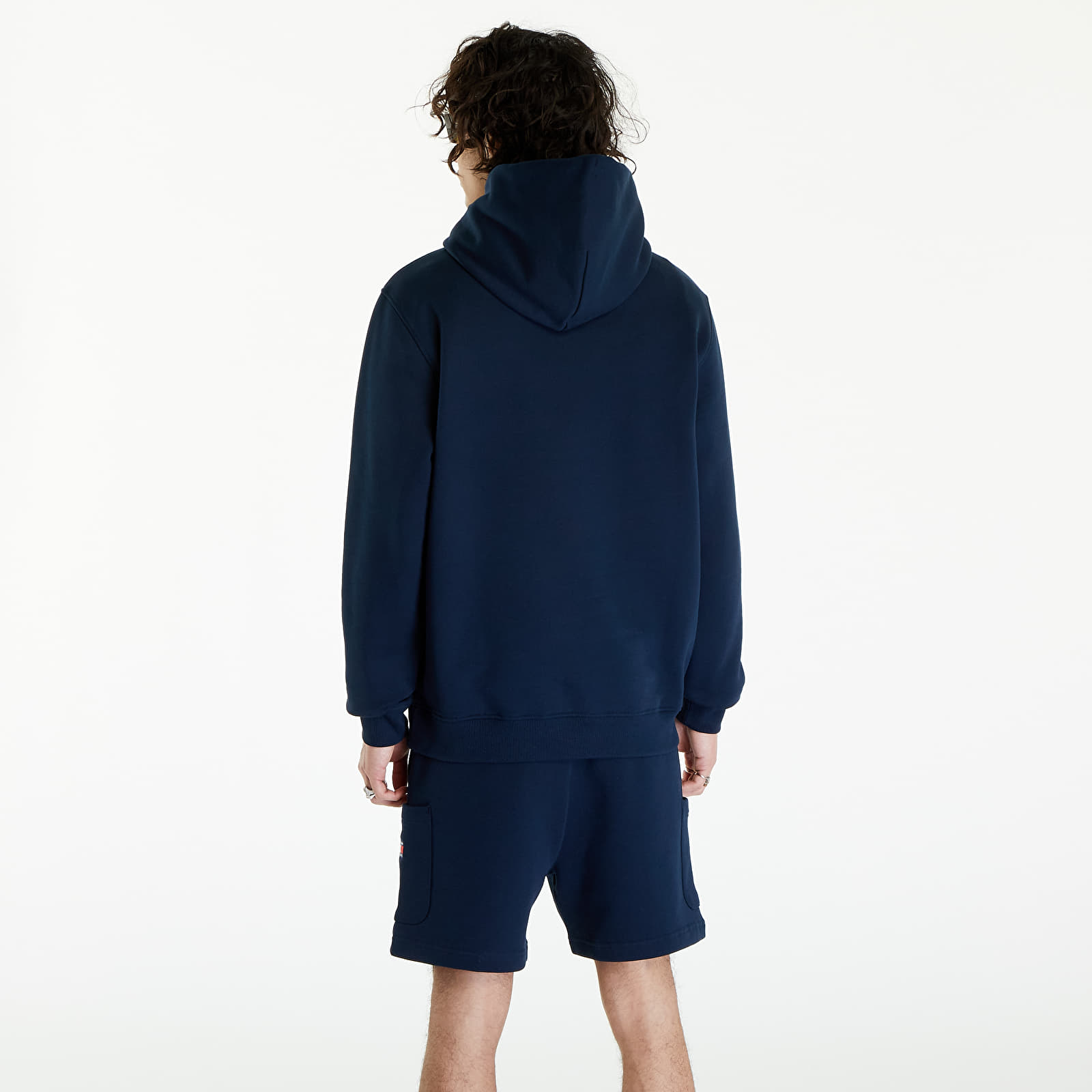 Mikiny Tommy Jeans Regular Badge Hoodie Dark Night Navy