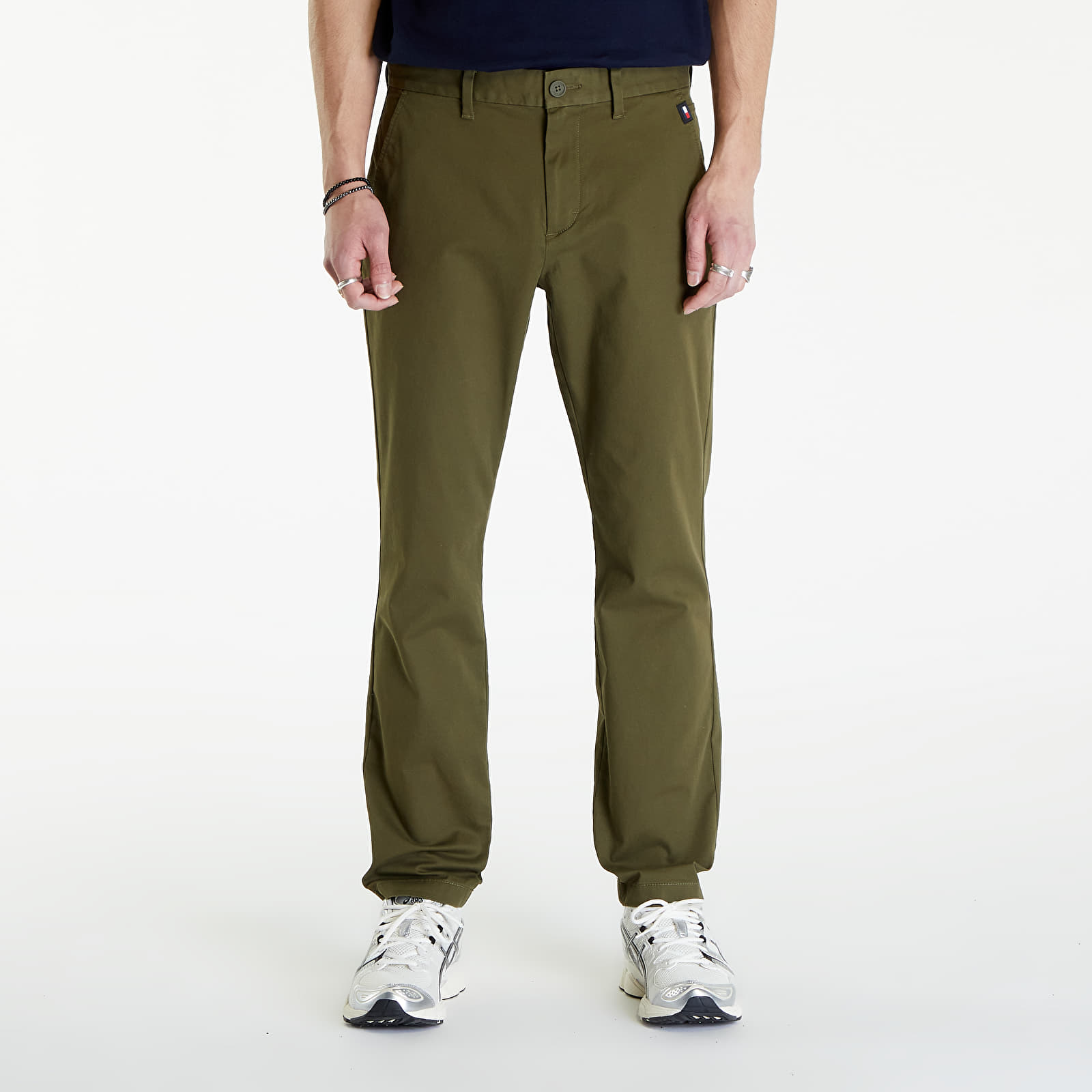 Jeans og bukser Tommy Jeans Austin Chino Drab Olive Green