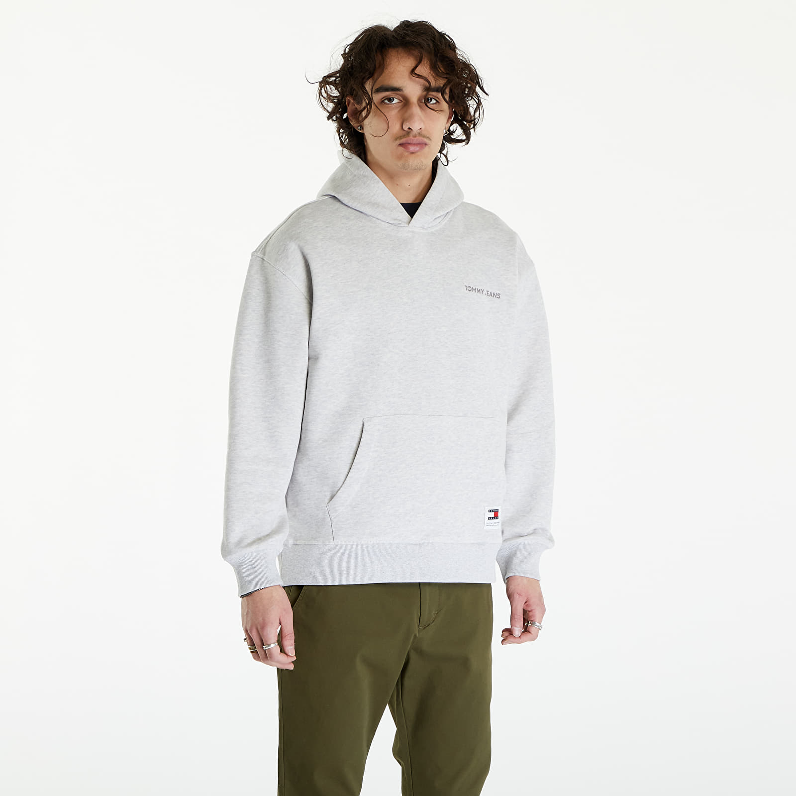 Hoodies and sweatshirts  Tommy Jeans Relaxed New Classic Hoodie Silver Grey