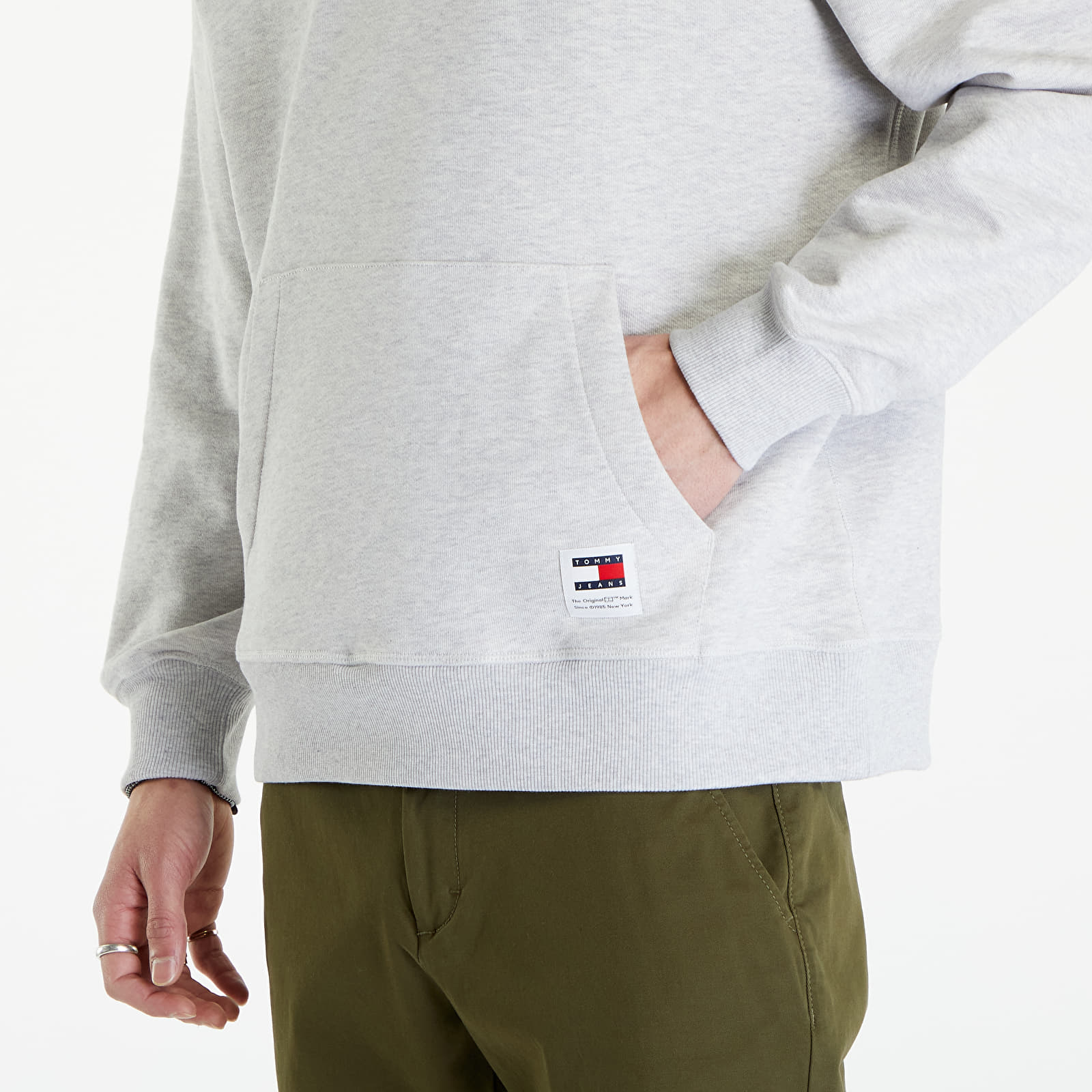 Hoodies and sweatshirts  Tommy Jeans Relaxed New Classic Hoodie Silver Grey