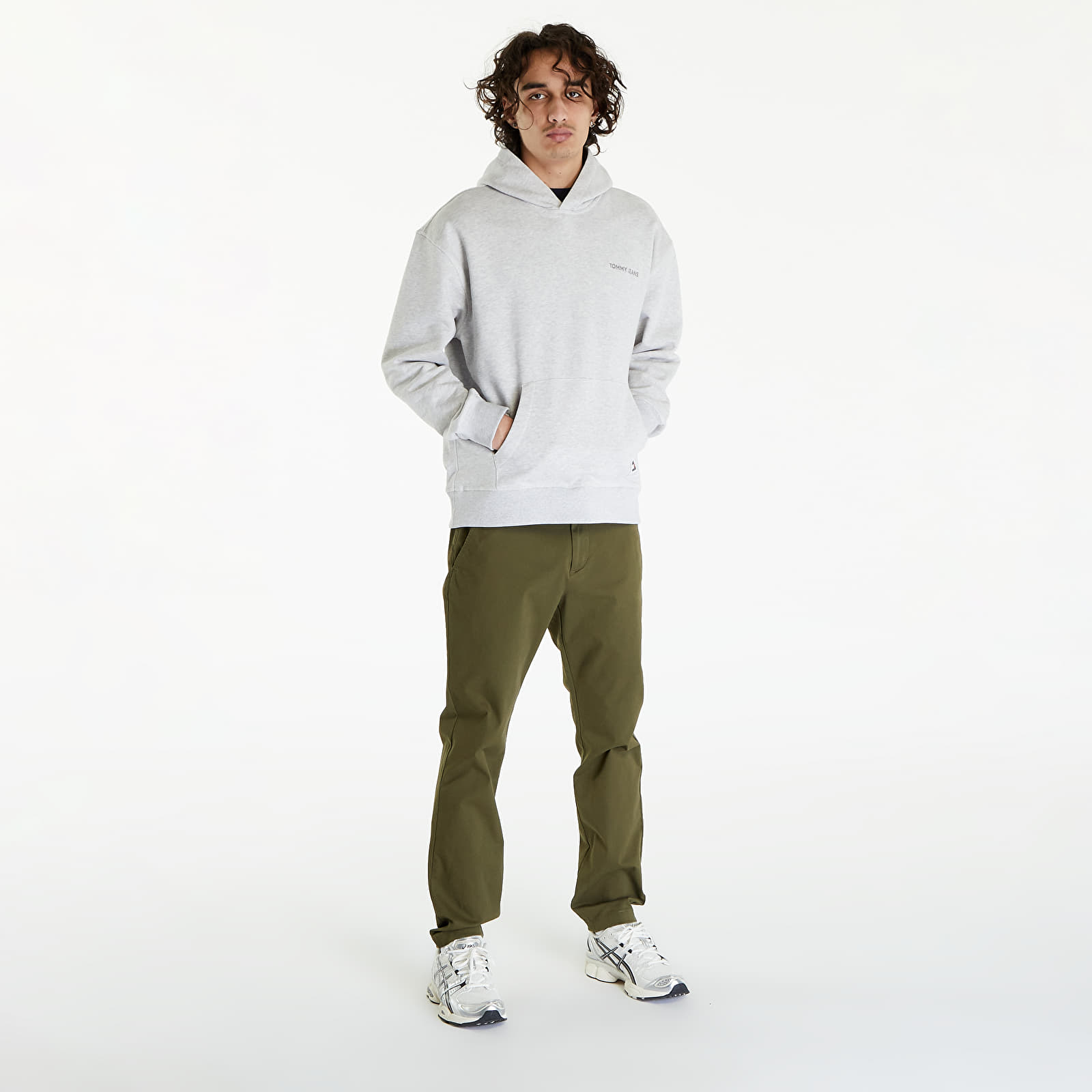 Hoodies and sweatshirts  Tommy Jeans Relaxed New Classic Hoodie Silver Grey