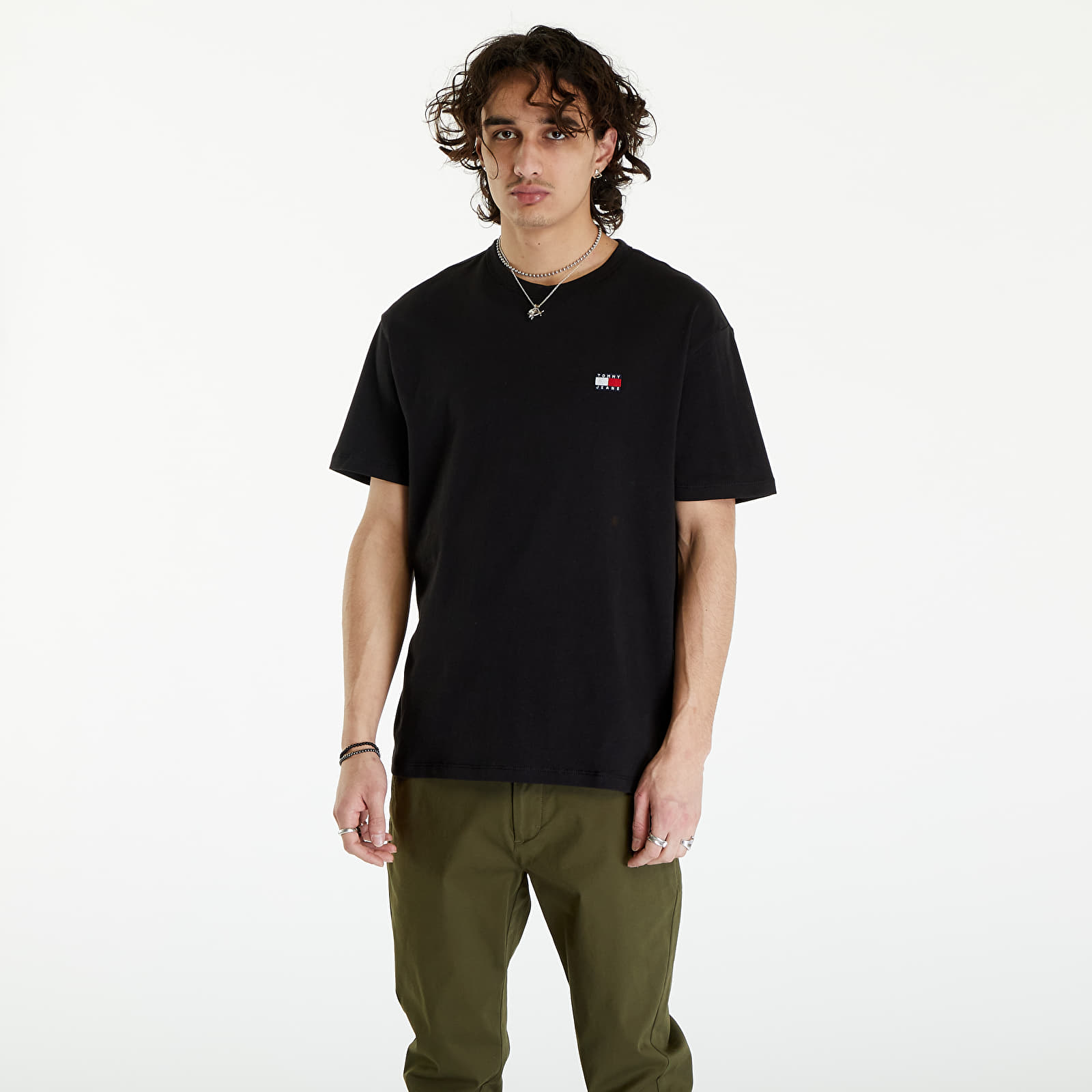 Majice i košulje Tommy Jeans Regular Badge Tee Black