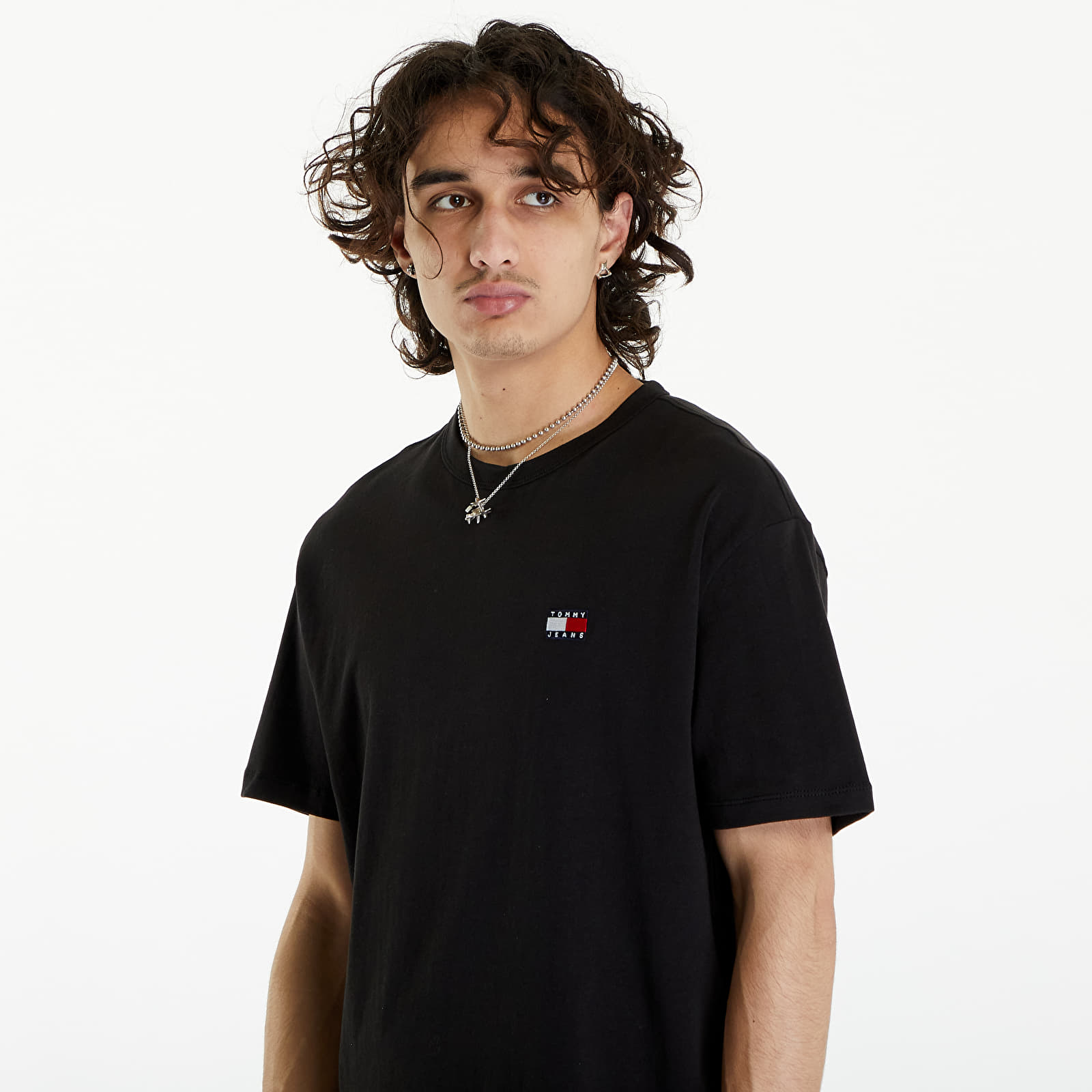 Majice i košulje Tommy Jeans Regular Badge Tee Black