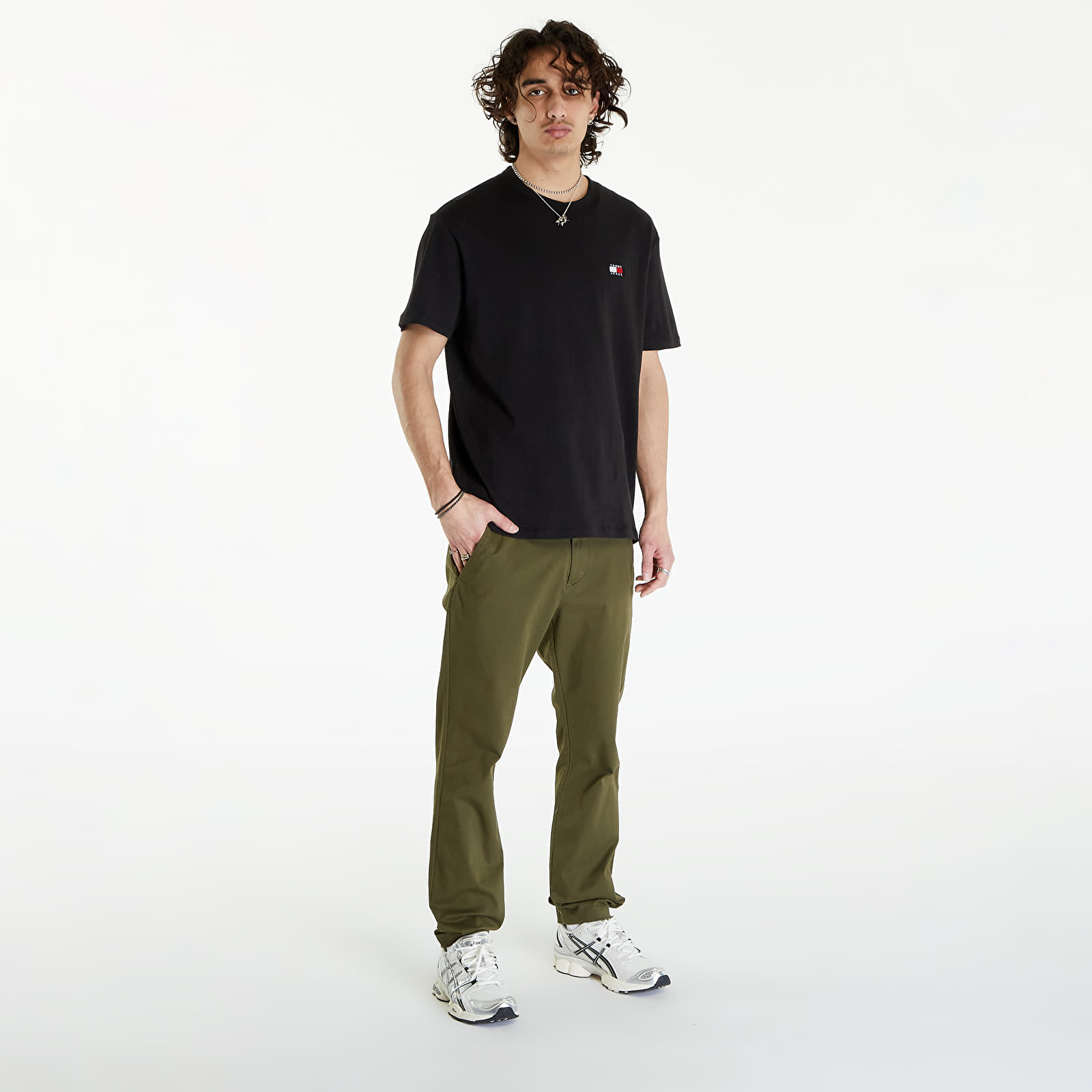 Majice i košulje Tommy Jeans Regular Badge Tee Black