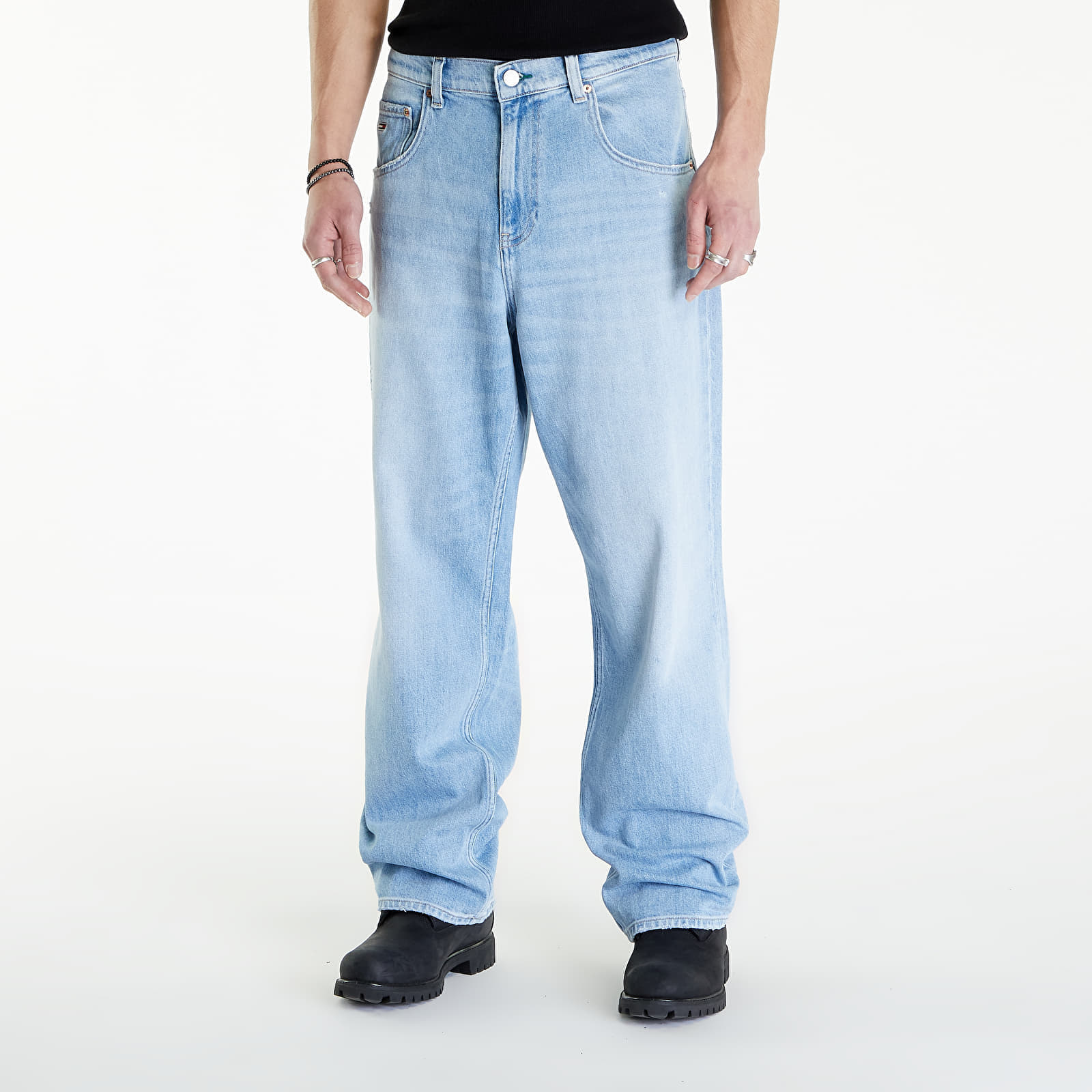 Pantaloni Tommy Jeans Aiden Baggy Jean Denim Light