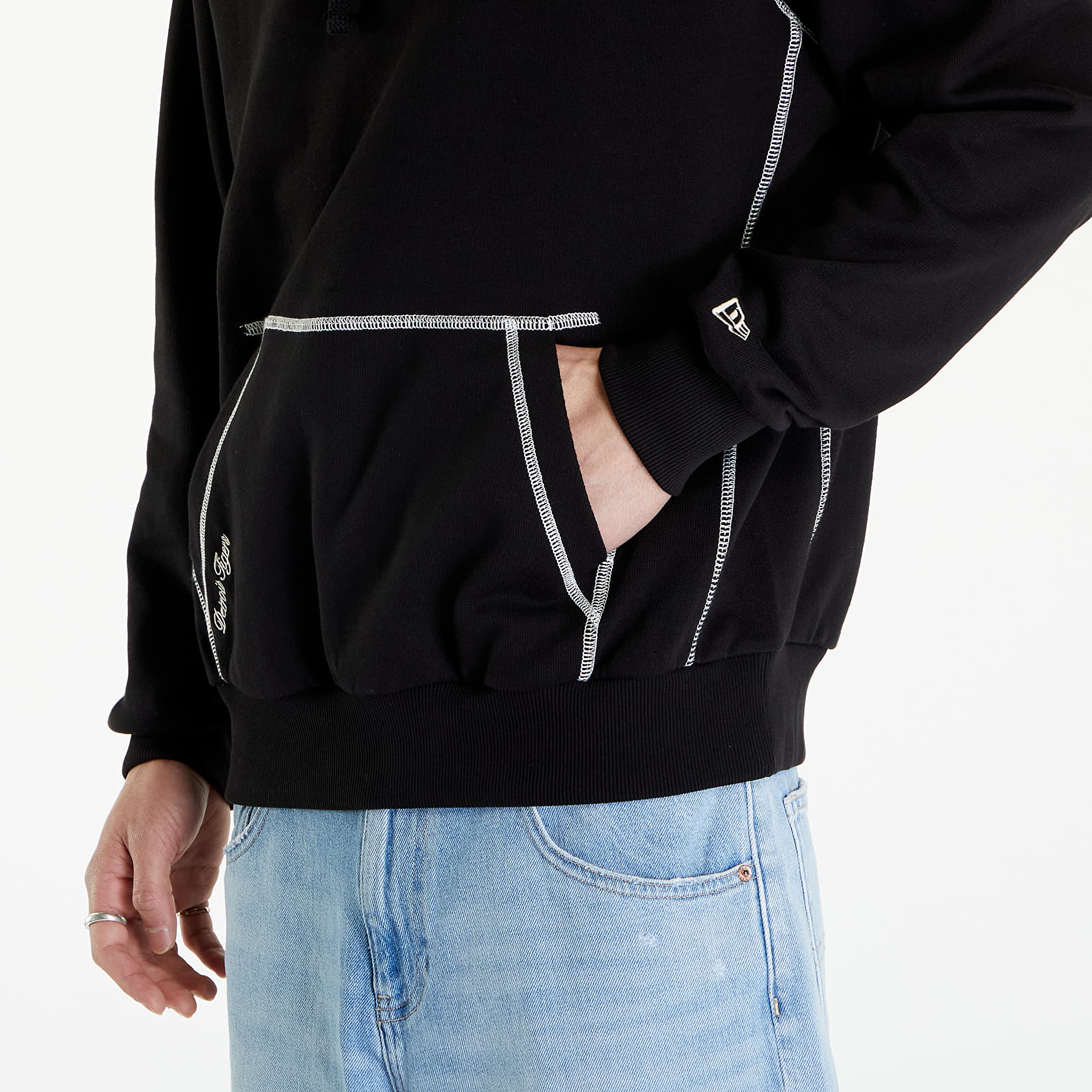 Hoodies and sweatshirts  New Era Detroit Tigers MLB World Series Oversized Pullover Hoodie UNISEX Black/ Off White