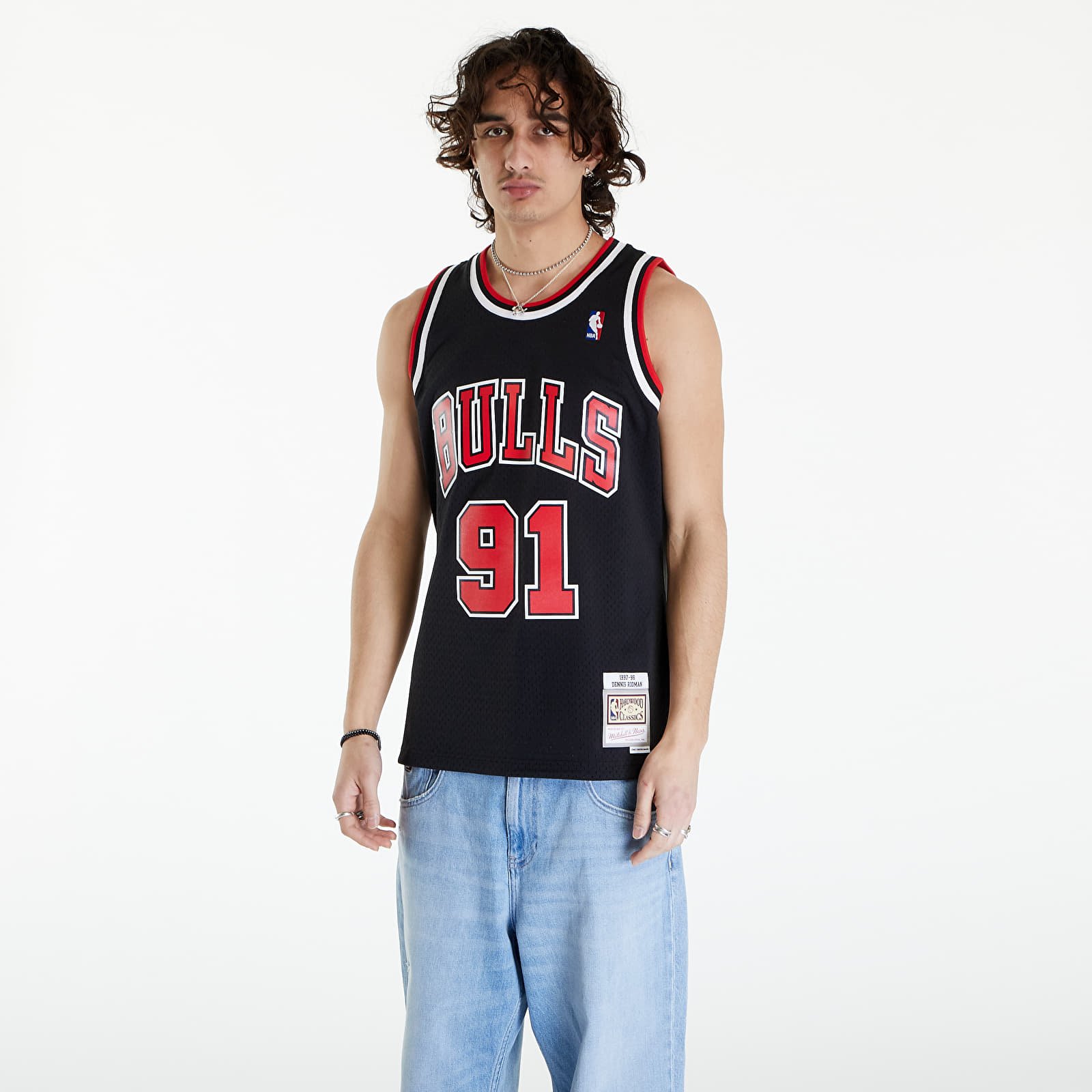 Camisetas de tirantes Mitchell & Ness NBA Swingman Alternate Jersey Bulls 1997 Dennis Rodman Black