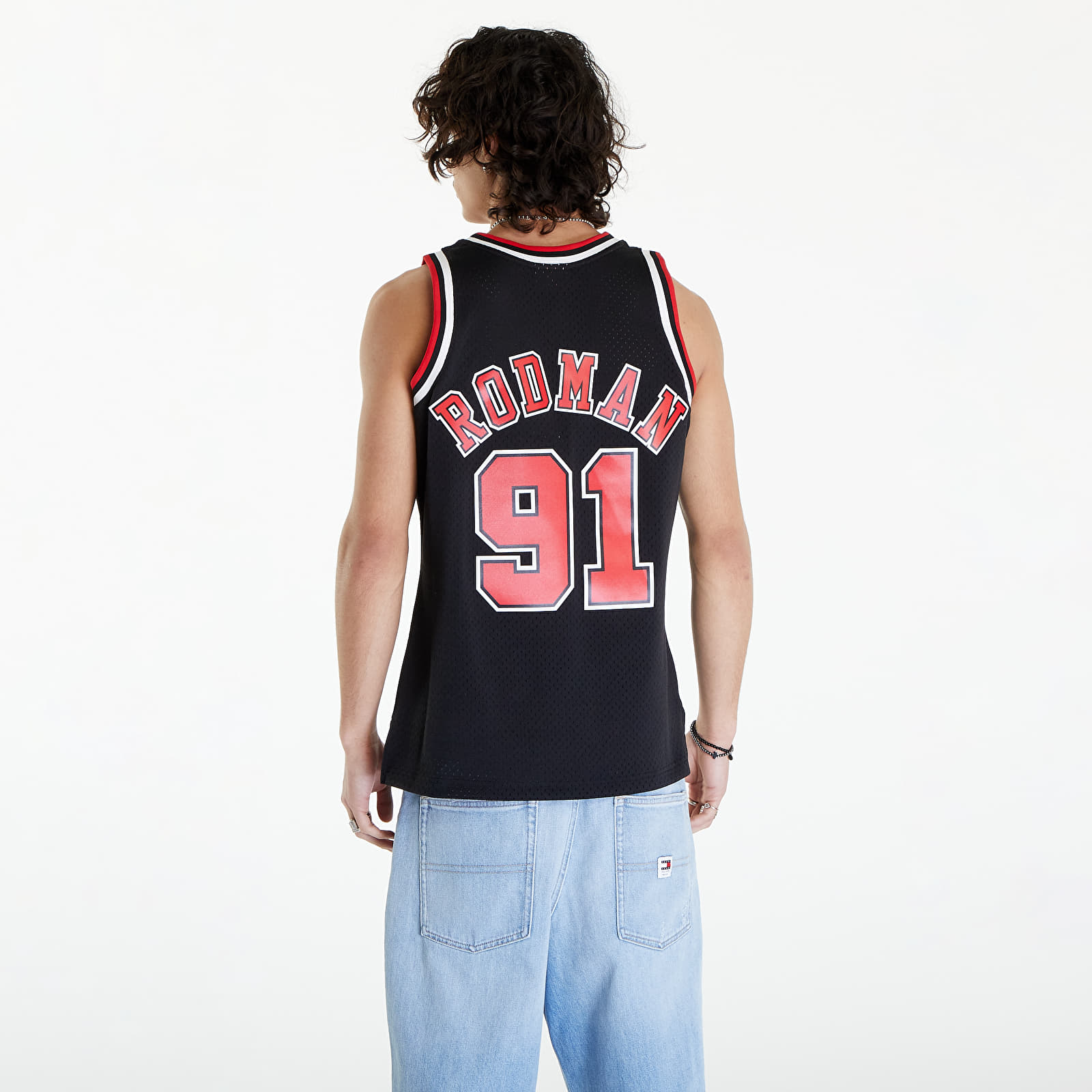 Camisetas de tirantes Mitchell & Ness NBA Swingman Alternate Jersey Bulls 1997 Dennis Rodman Black