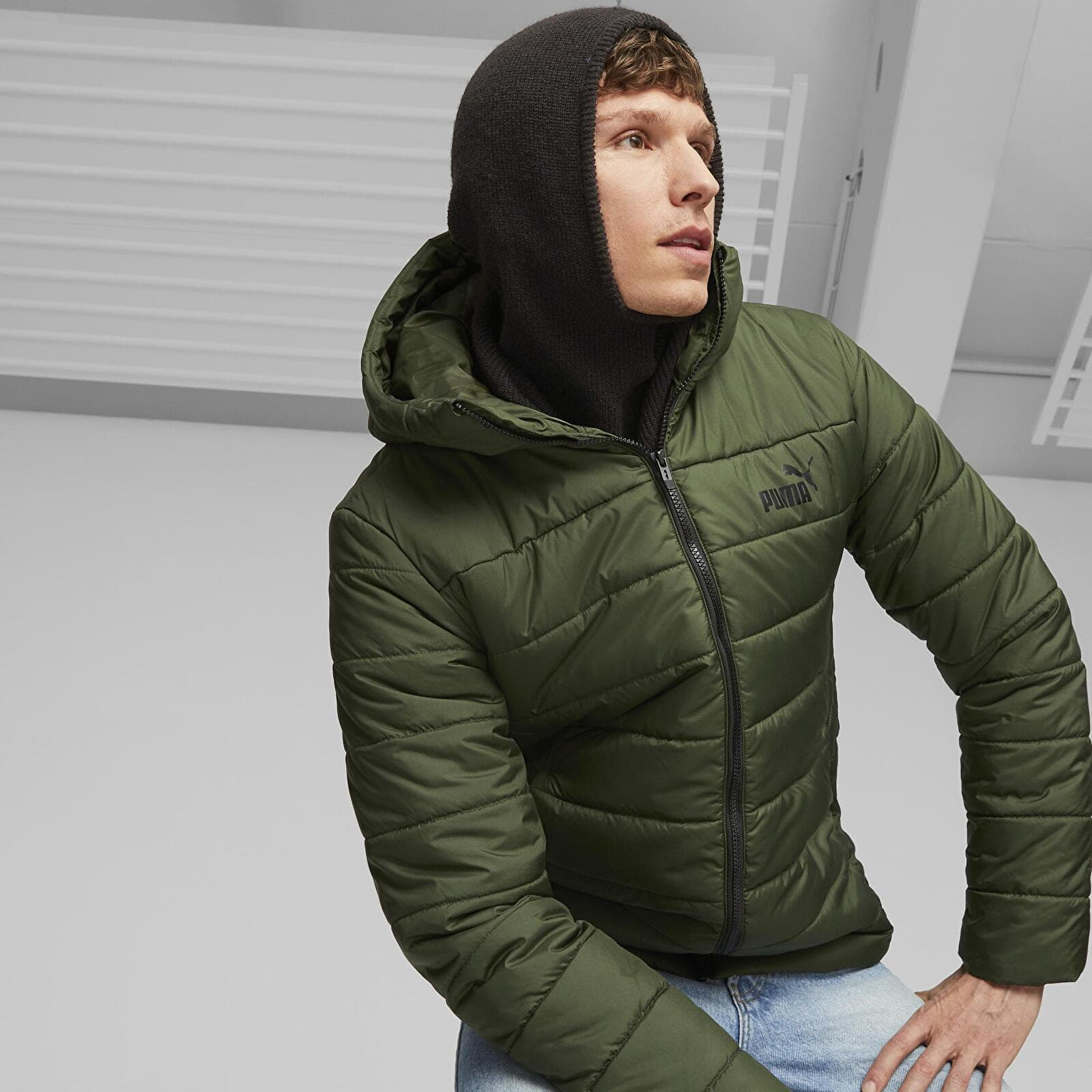 Klobuki in kape Puma Core Hood Puma Black/ Shadow Gray