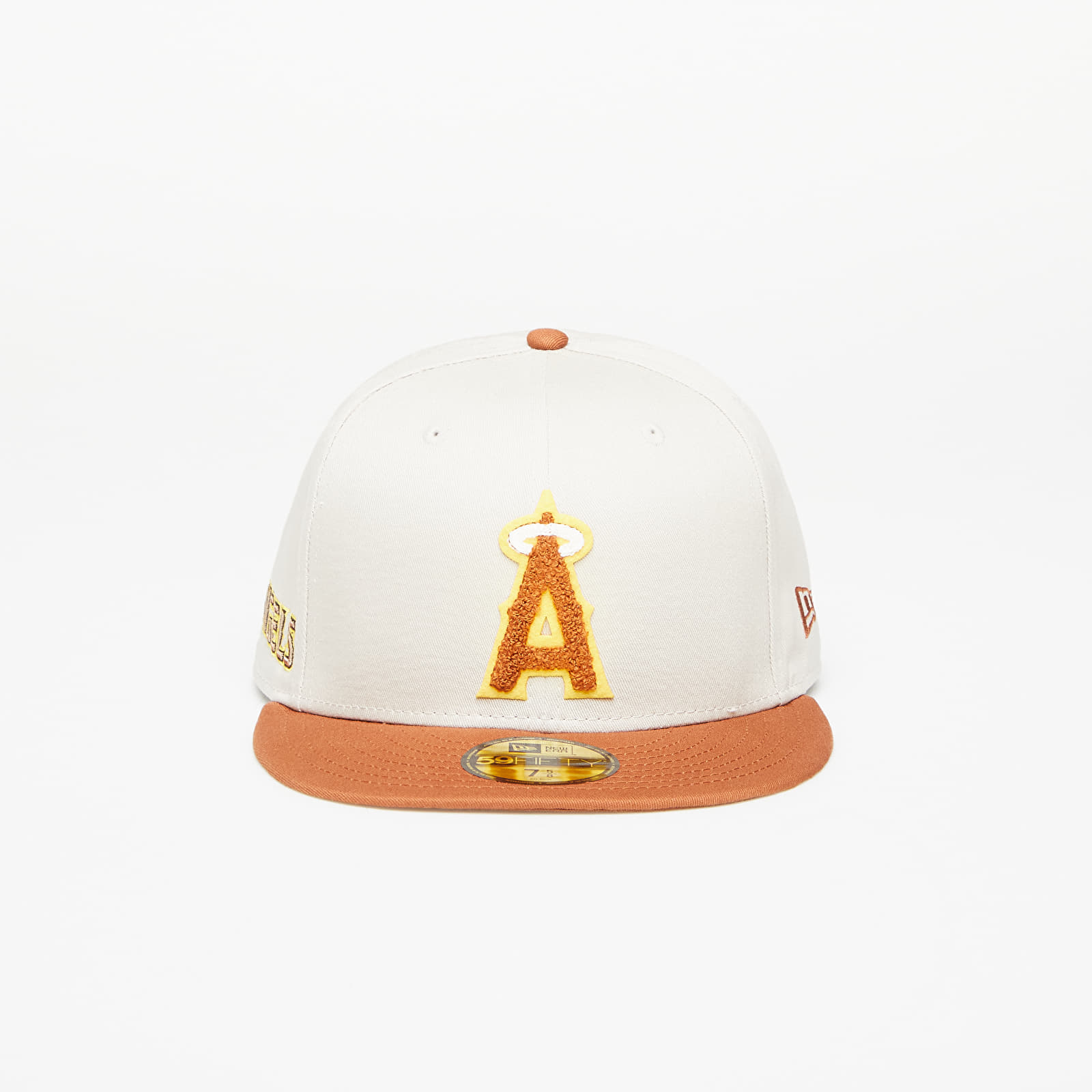 Caps New Era Anaheim Angels Boucle 59FIFTY Fitted Cap Stone/ Brown