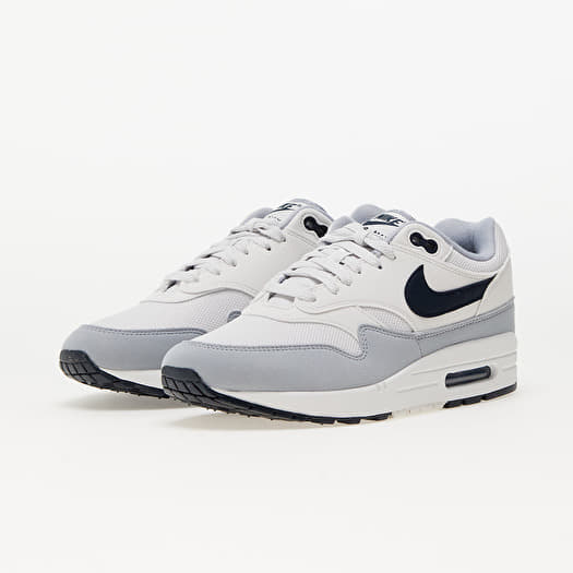 Men s sneakers and shoes Nike Air Max 1 Platinum Tint Dark Obsidian Wolf Grey Queens