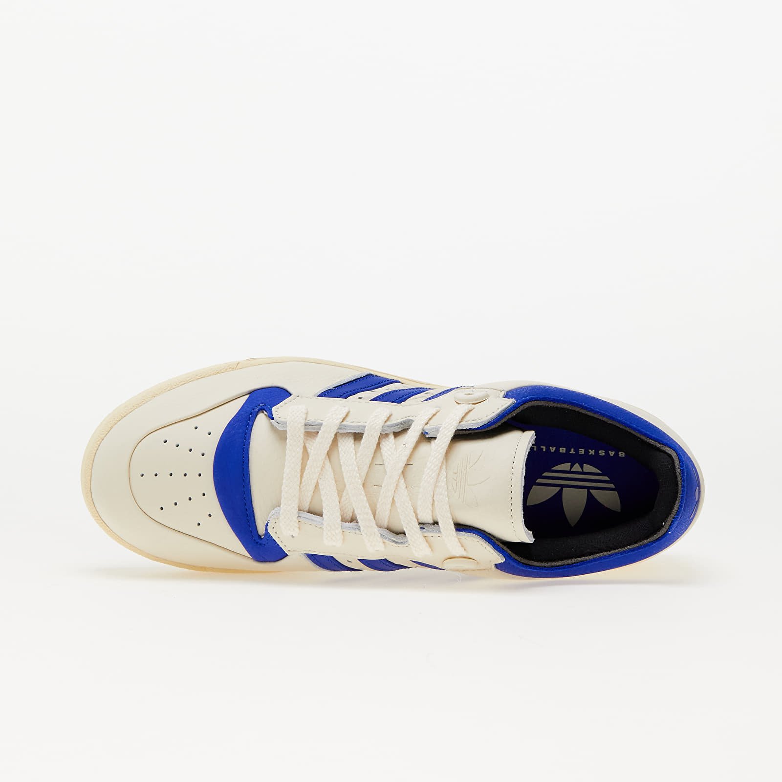 Vyriški sportbačiai ir batai adidas Rivalry 86 Low 002 Crew White/ Lucid Blue/ Easy Yellow