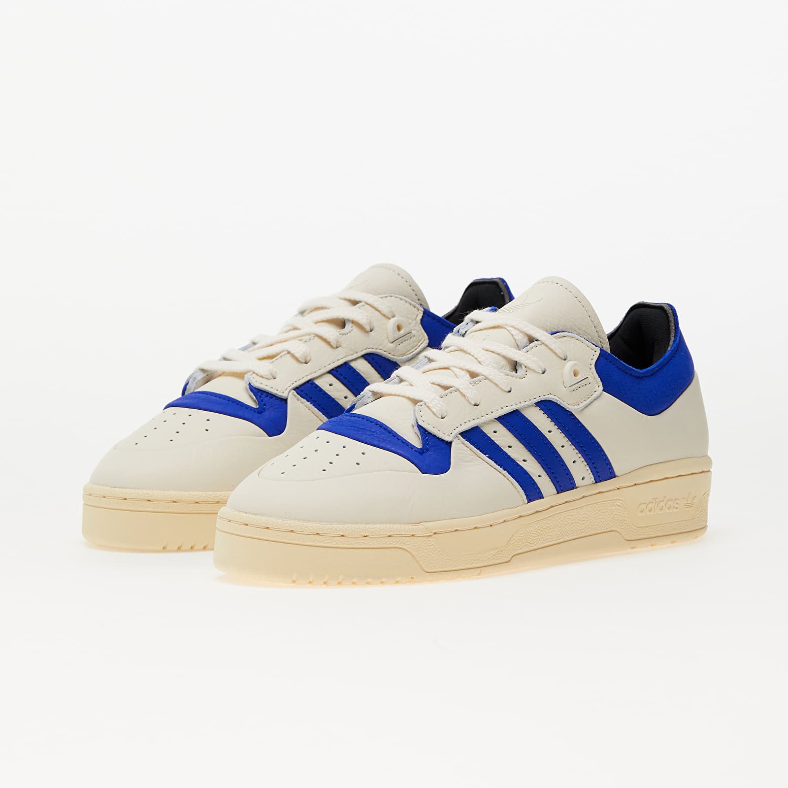 Vyriški sportbačiai ir batai adidas Rivalry 86 Low 002 Crew White/ Lucid Blue/ Easy Yellow