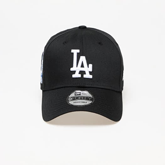 Cap New Era Los Angeles Dodgers World Series Patch 9FORTY Adjustable Cap Black